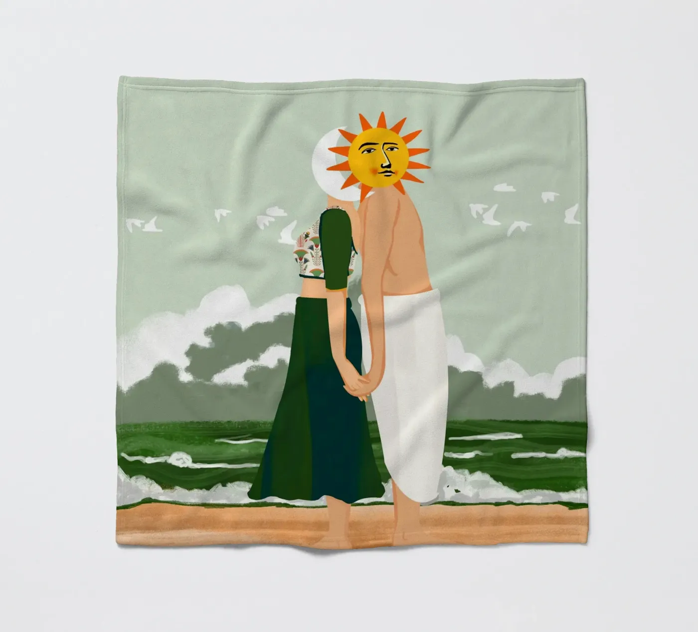 Celestial Union fleece blanket by 83oranges.com