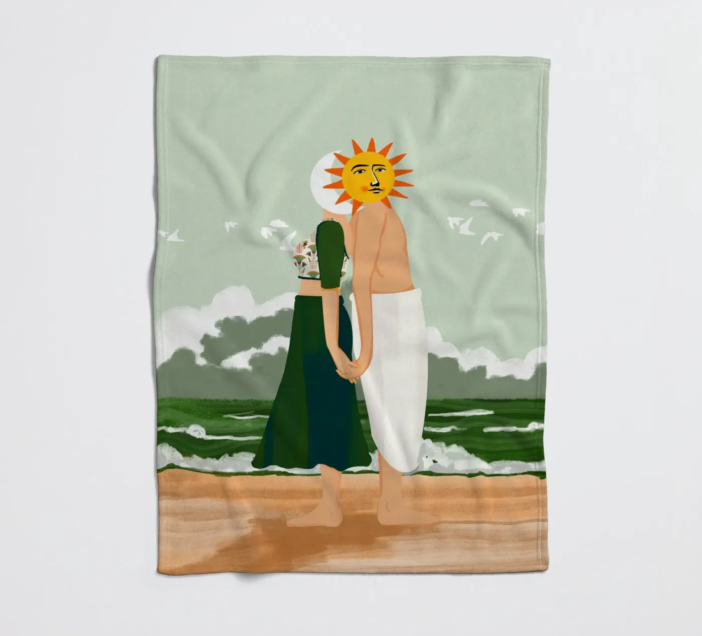 Celestial Union fleece blanket by 83oranges.com