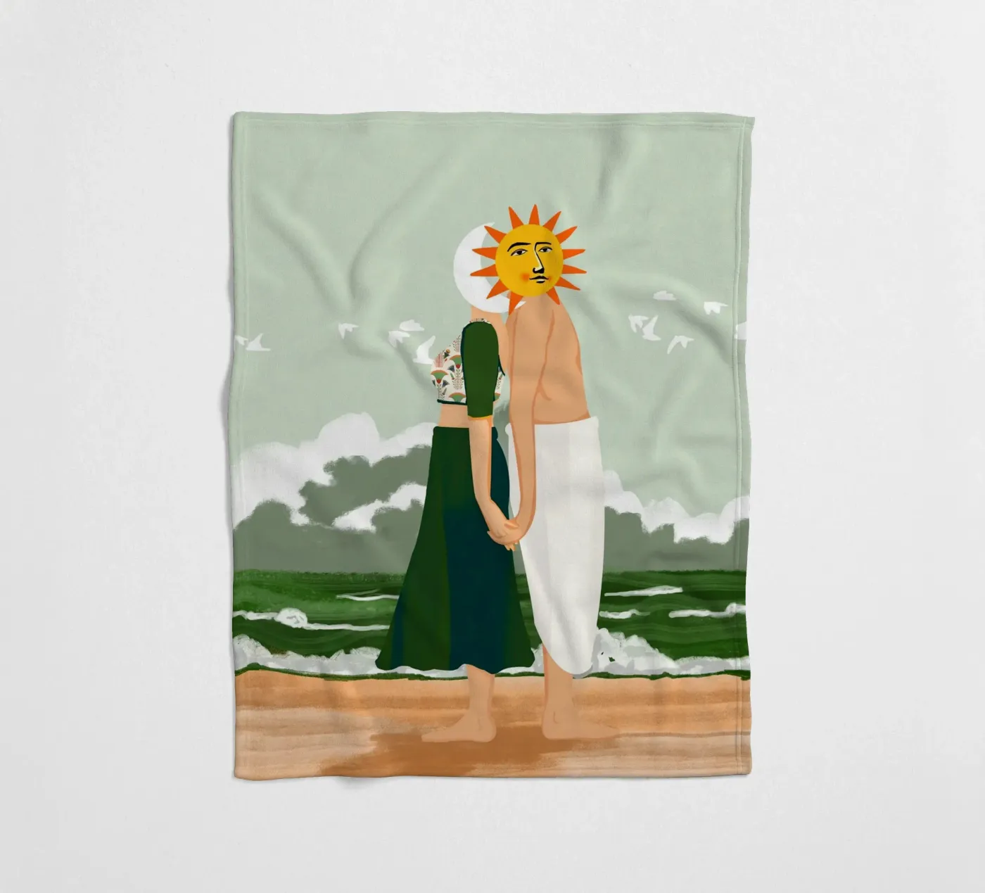 Celestial Union fleece blanket by 83oranges.com