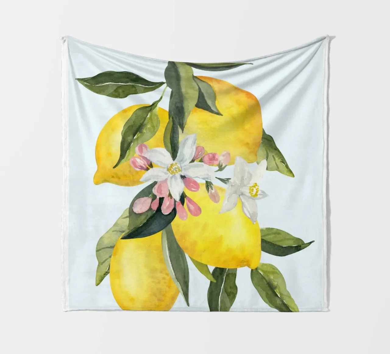 Lemon Print, Positano Poster, Italy Poster coperta in pile da Bella Studio