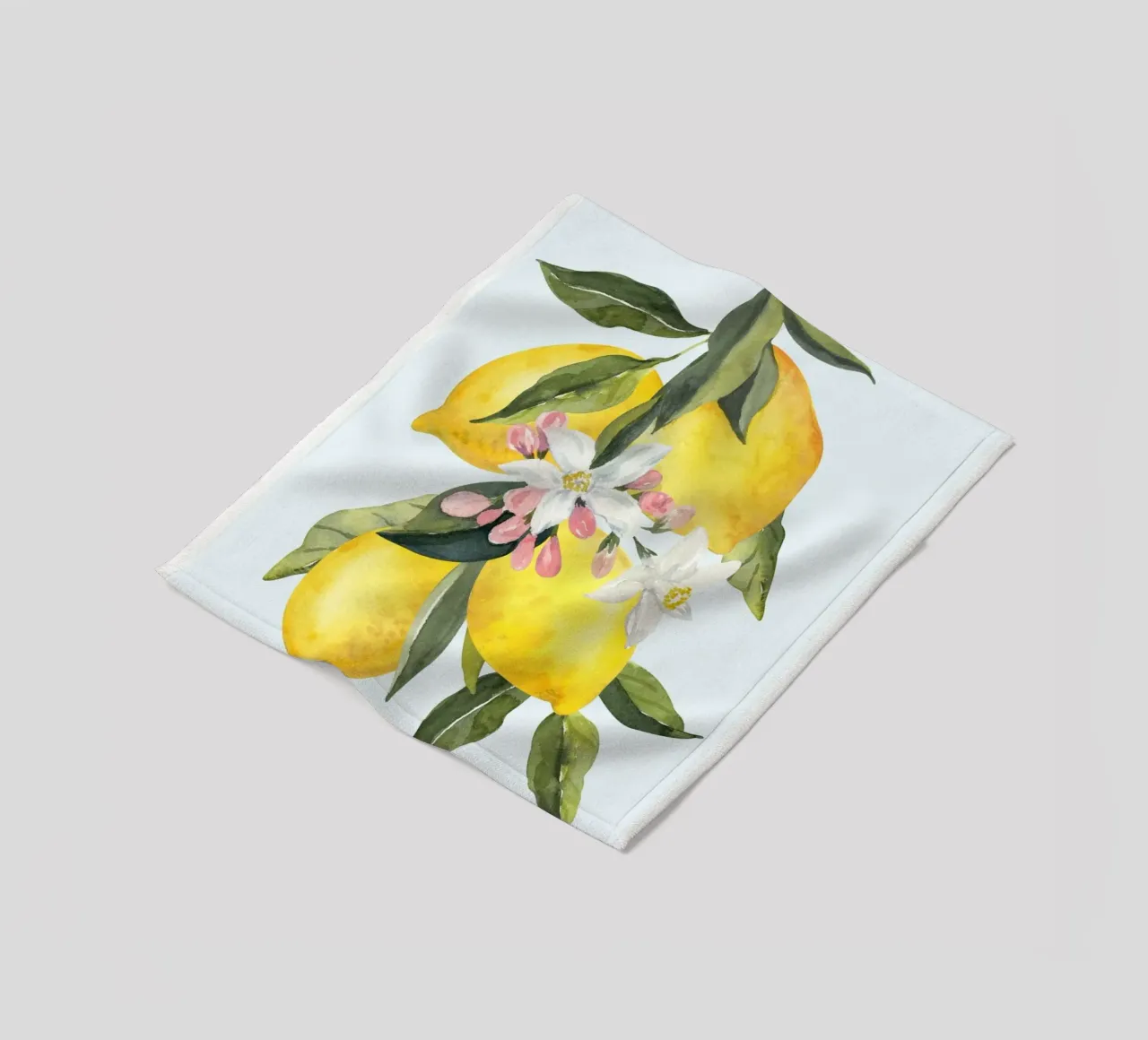 Lemon Print, Positano Poster, Italy Poster coperta in pile da Bella Studio