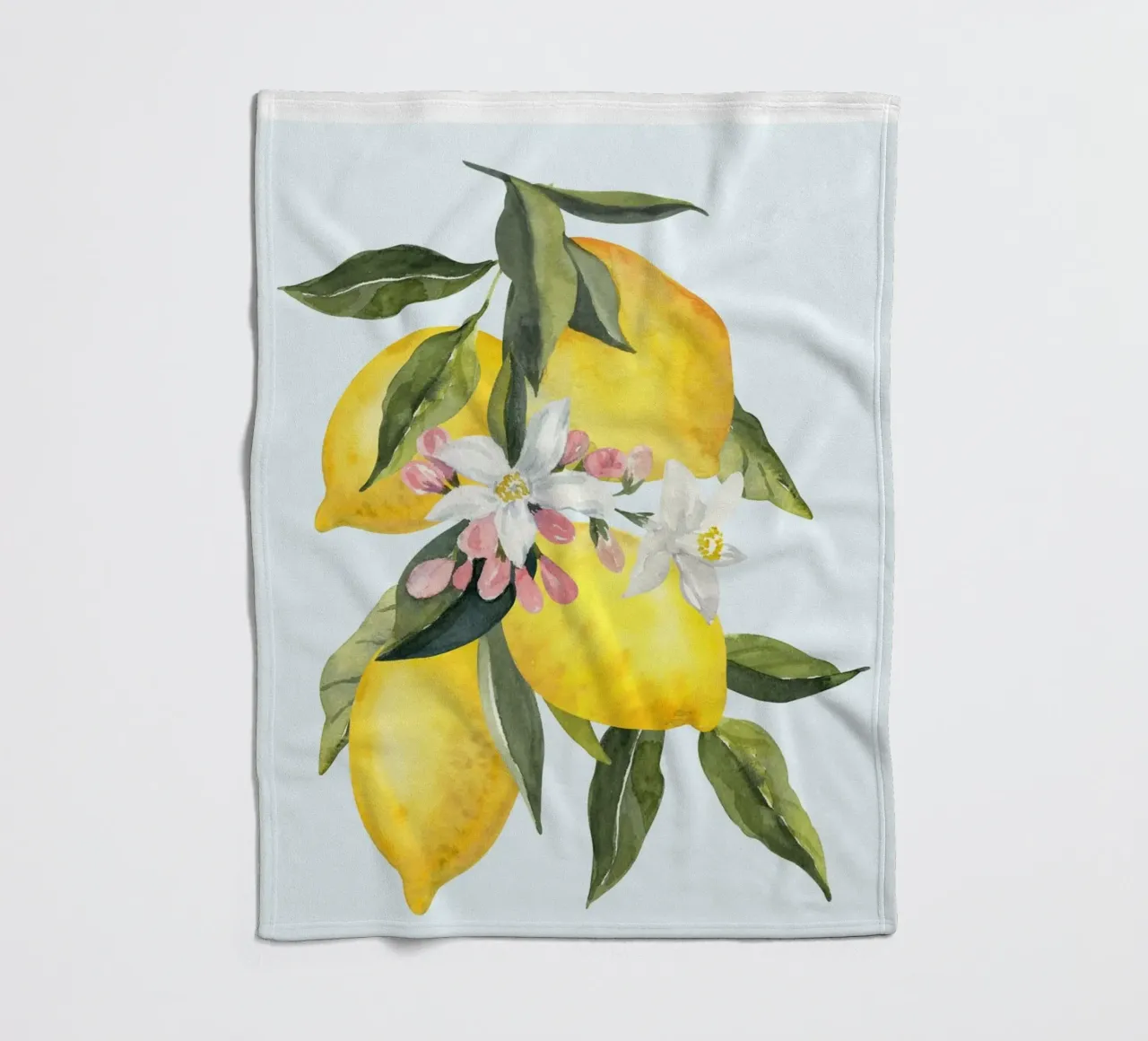 Lemon Print, Positano Poster, Italy Poster coperta in pile da Bella Studio