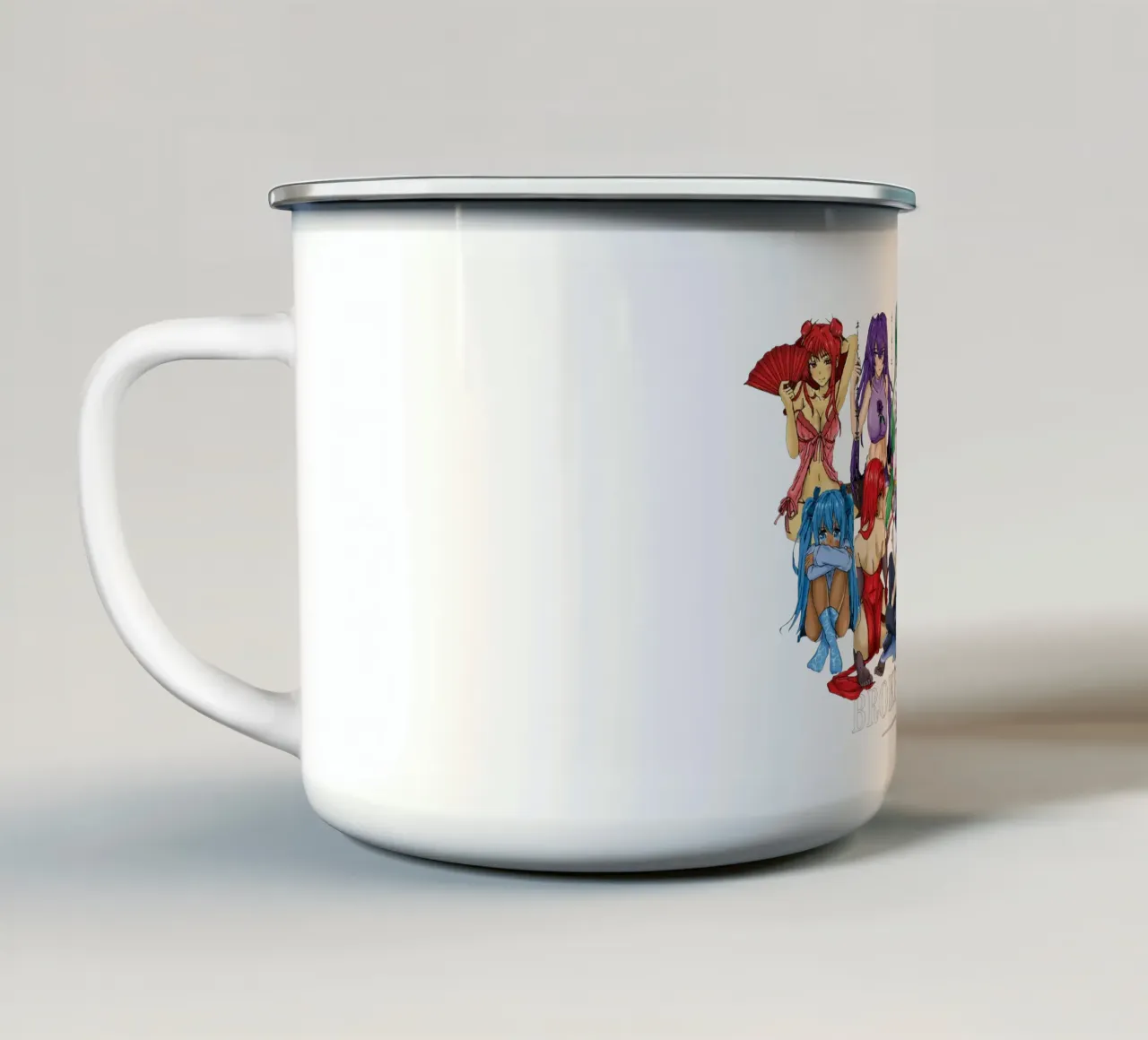 Promesse infrante Anime tazza in smalto da Fewasyes