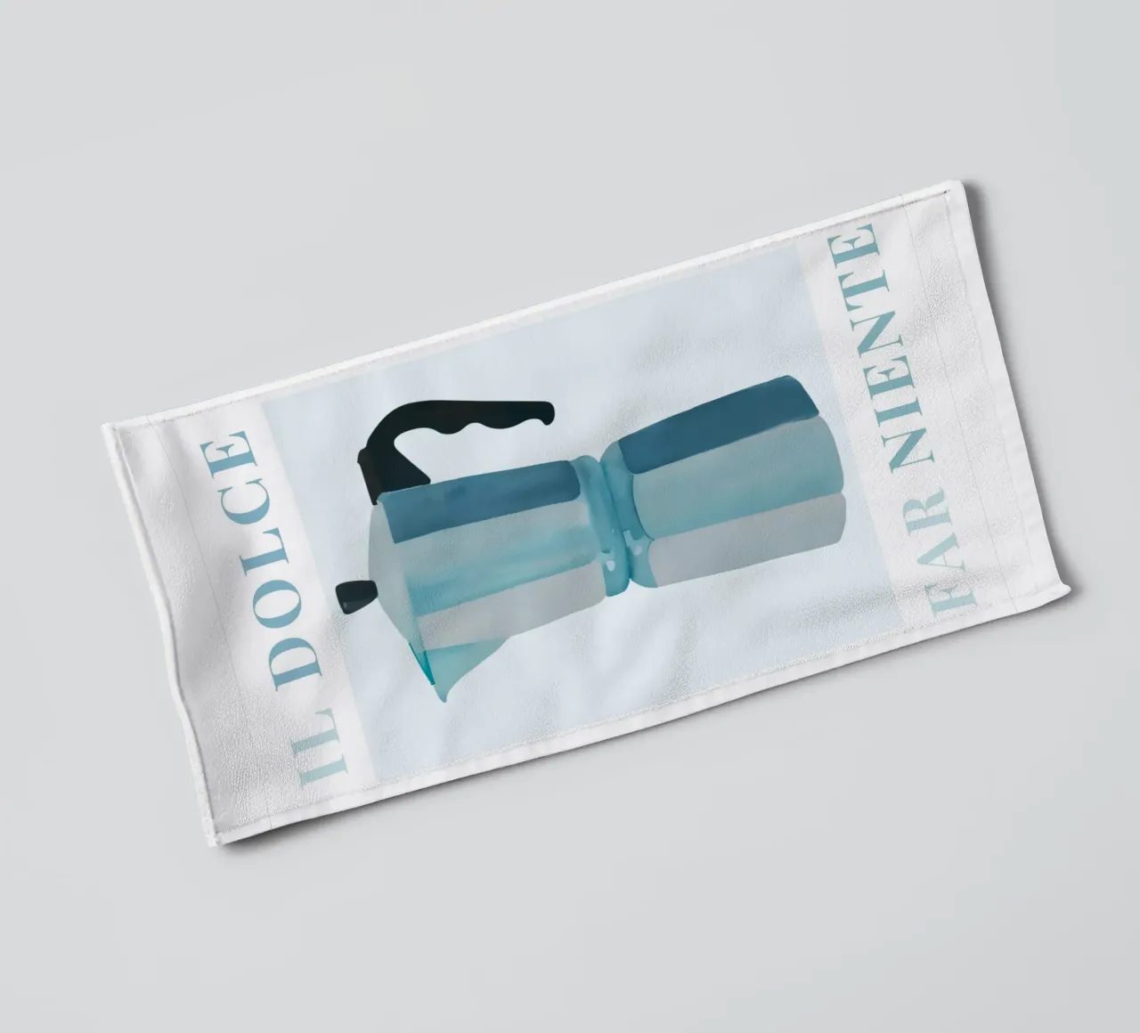 Italiaanse koffie Print, Espresso Print, Koffie minnaar Print badhanddoek van Bella Studio
