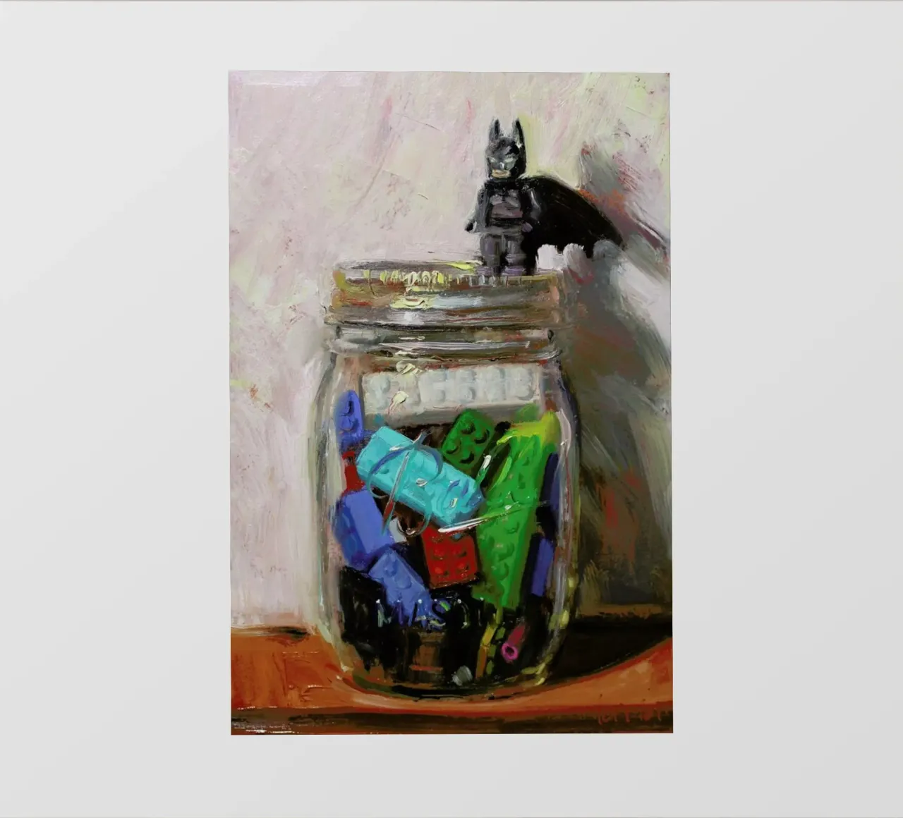 Jar Of Lego pvc cover by Noah Verrier