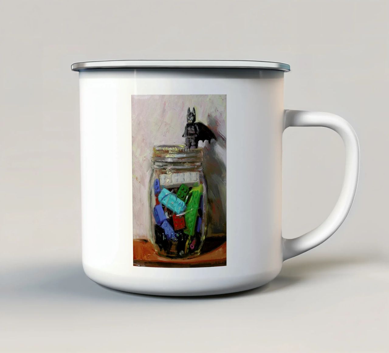 Jar Of Lego tazza in smalto da Noah Verrier