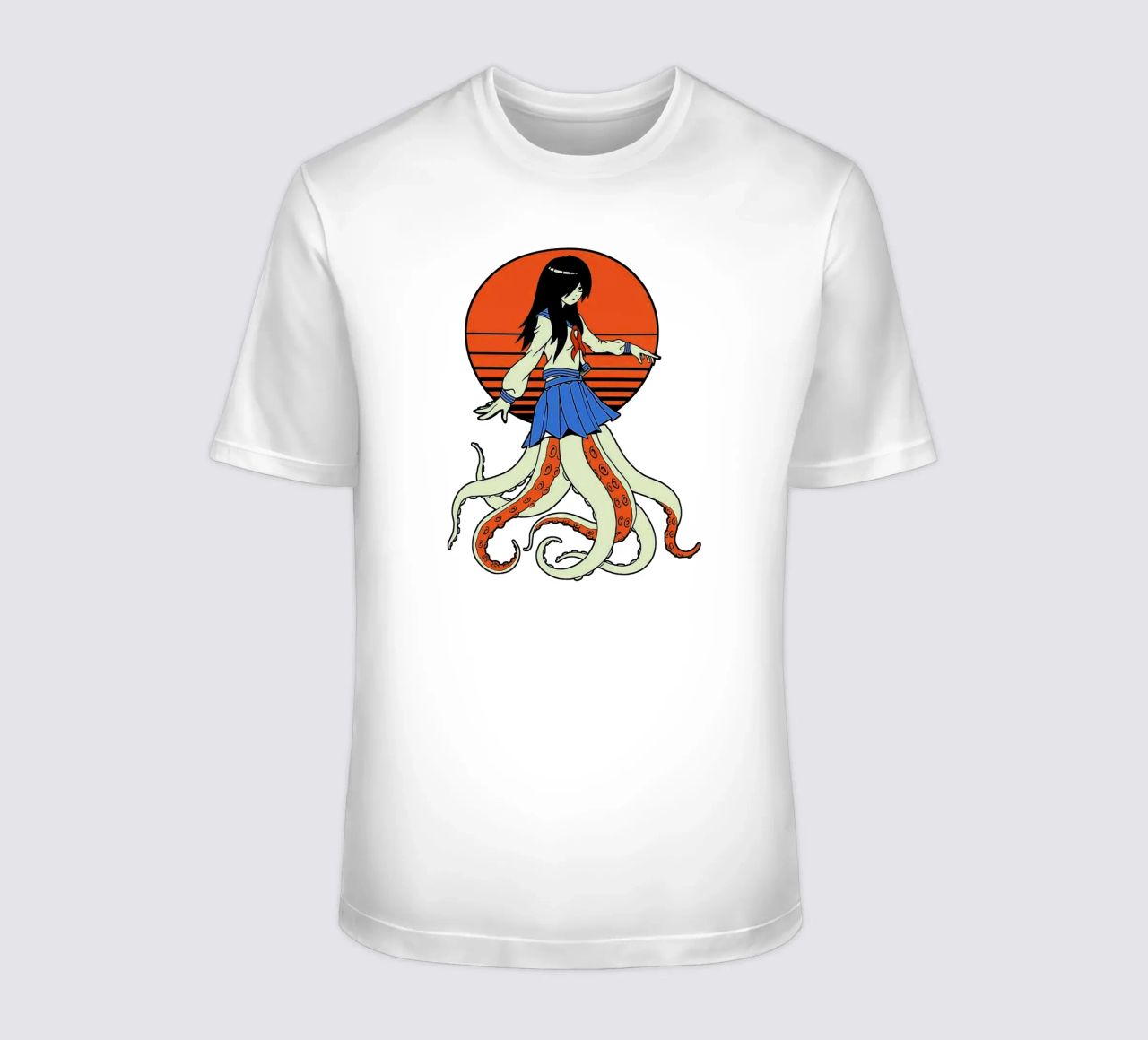 Pulpo Yokai Escolar camiseta de Fewasyes