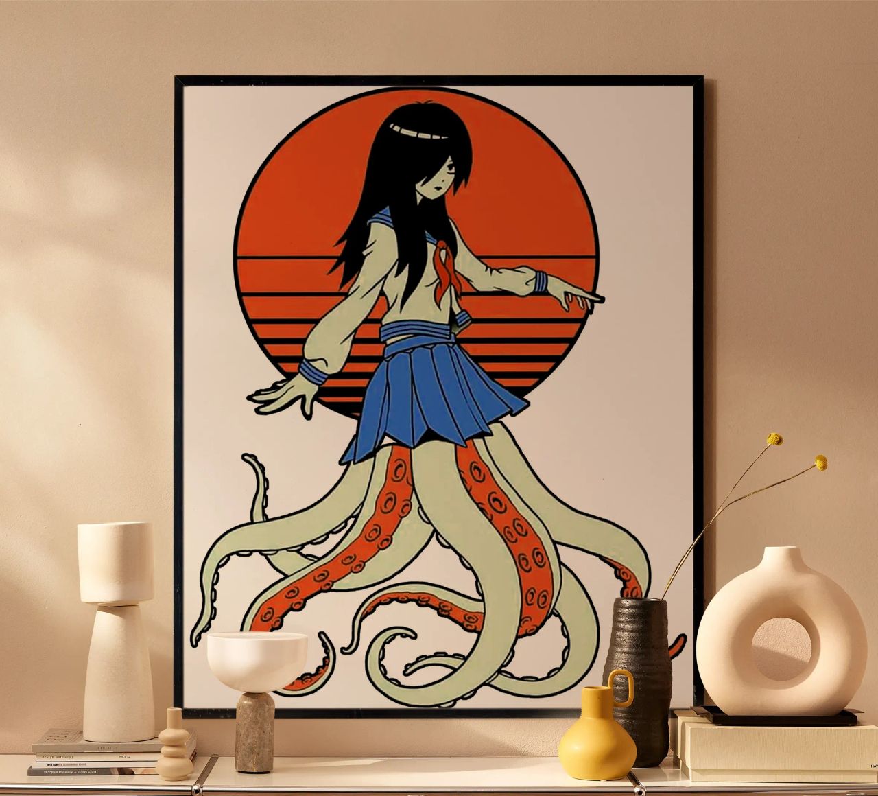 Pulpo Yokai Escolar hahnemühle de Fewasyes