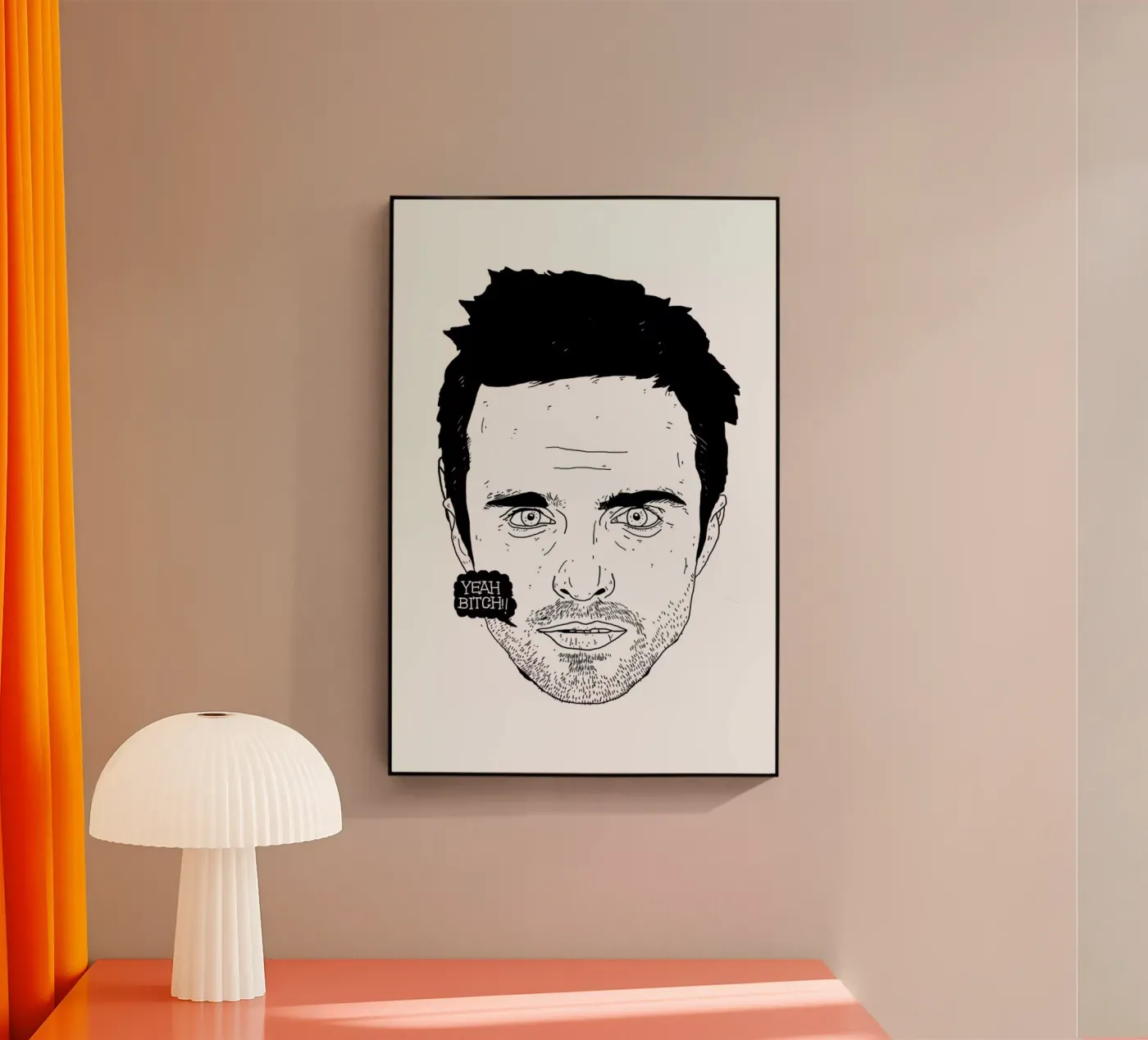 Jesse Pinkman acrylic glass by Nick Cocozza
