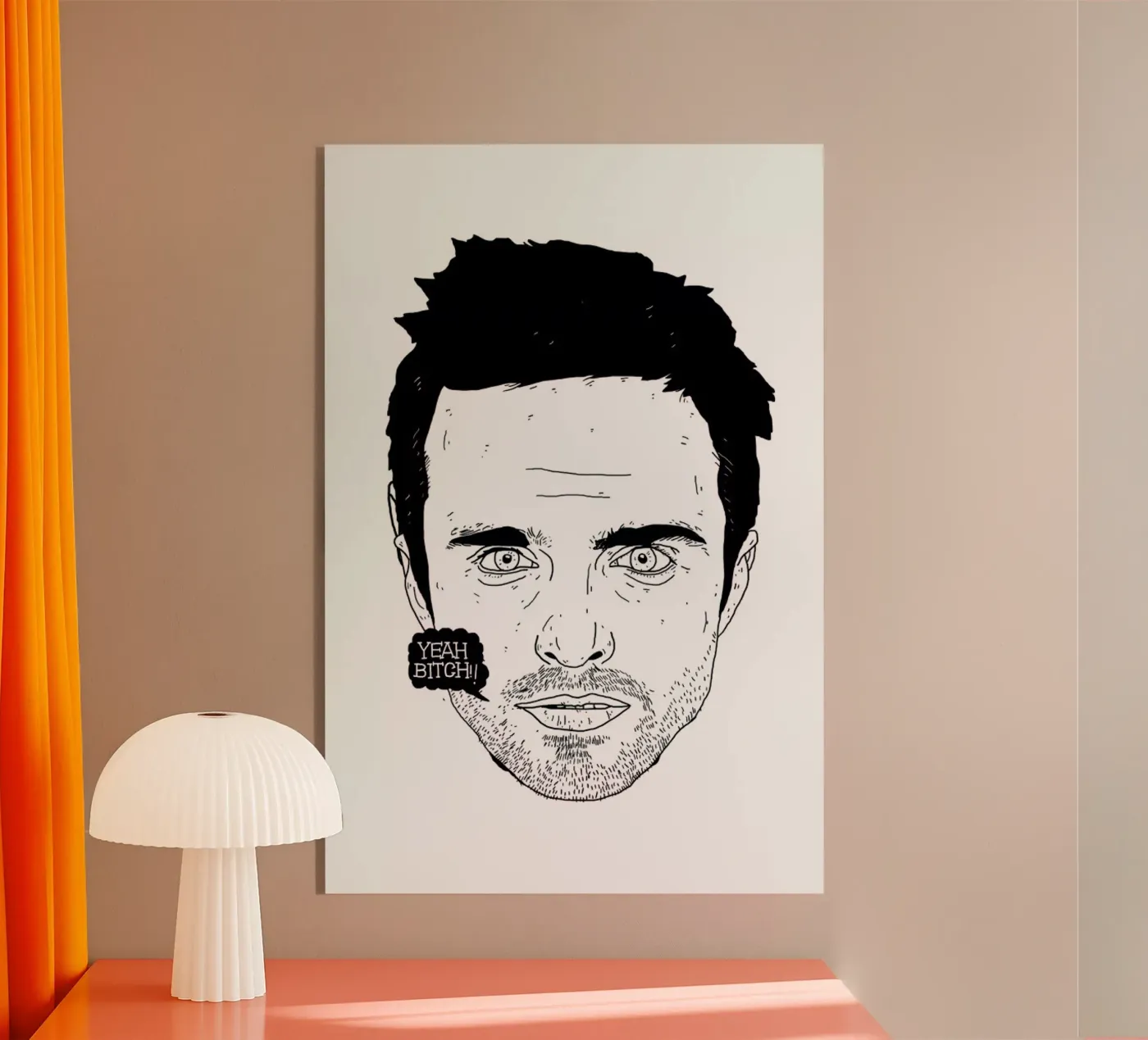 Jesse Pinkman Acryl-Glas von Nick Cocozza