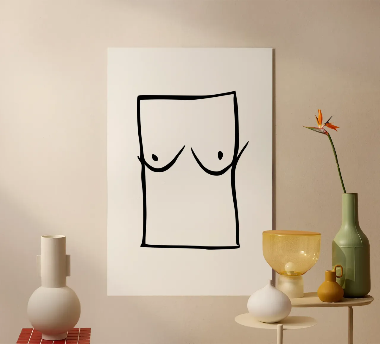 Breasts plexiglass da typostudio