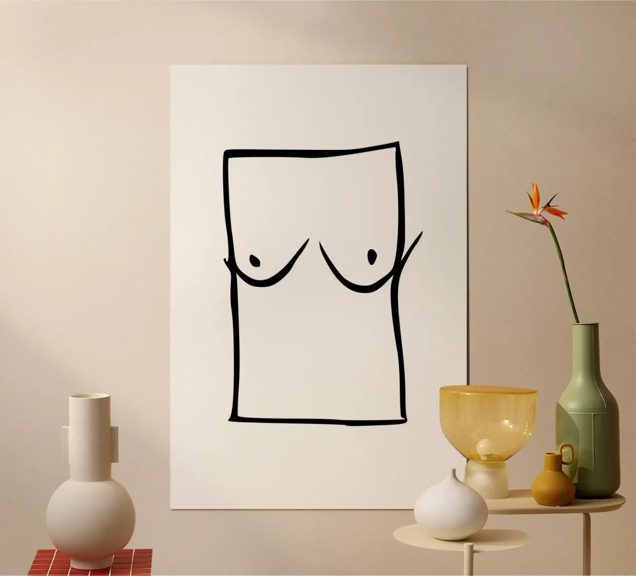 Breasts poster by typostudio