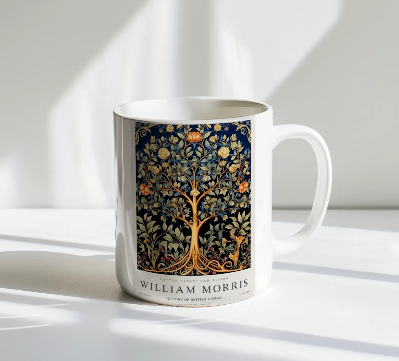 william morris rosa d'oro tazza in ceramica da komo store