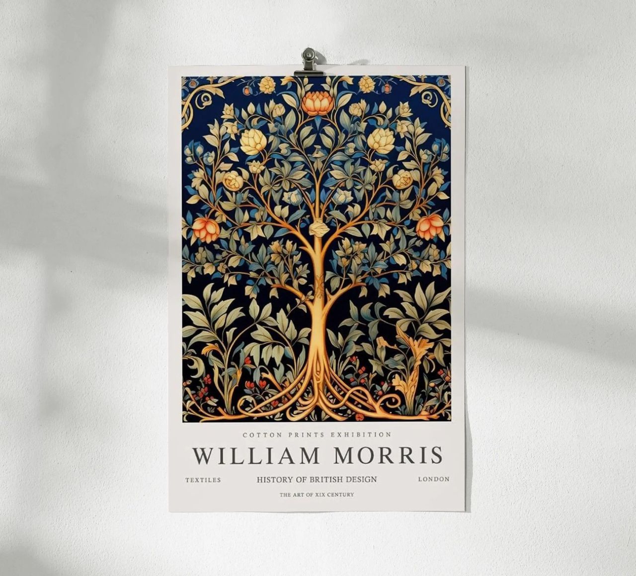 rosier d'or william morris poster de komo store