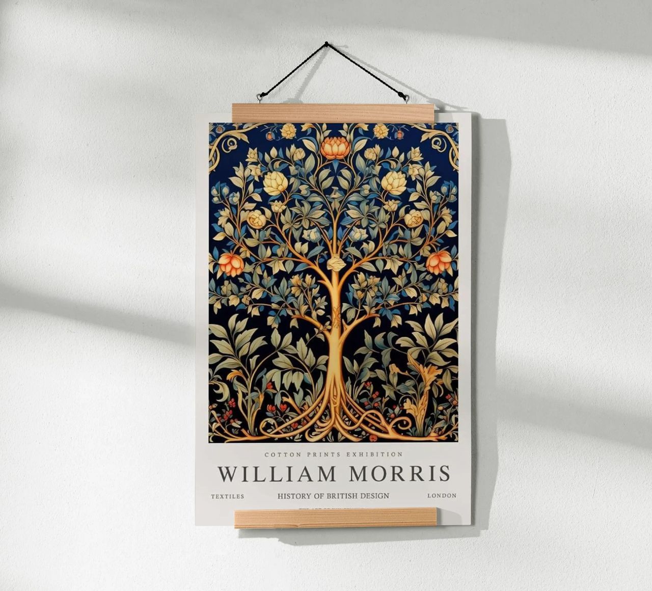 rosier d'or william morris poster de komo store