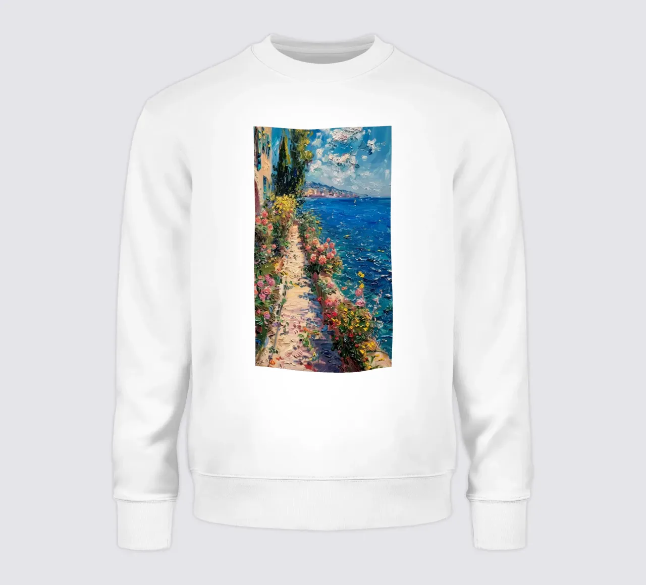Claude Monet Strada della spiaggia felpa da belong shop