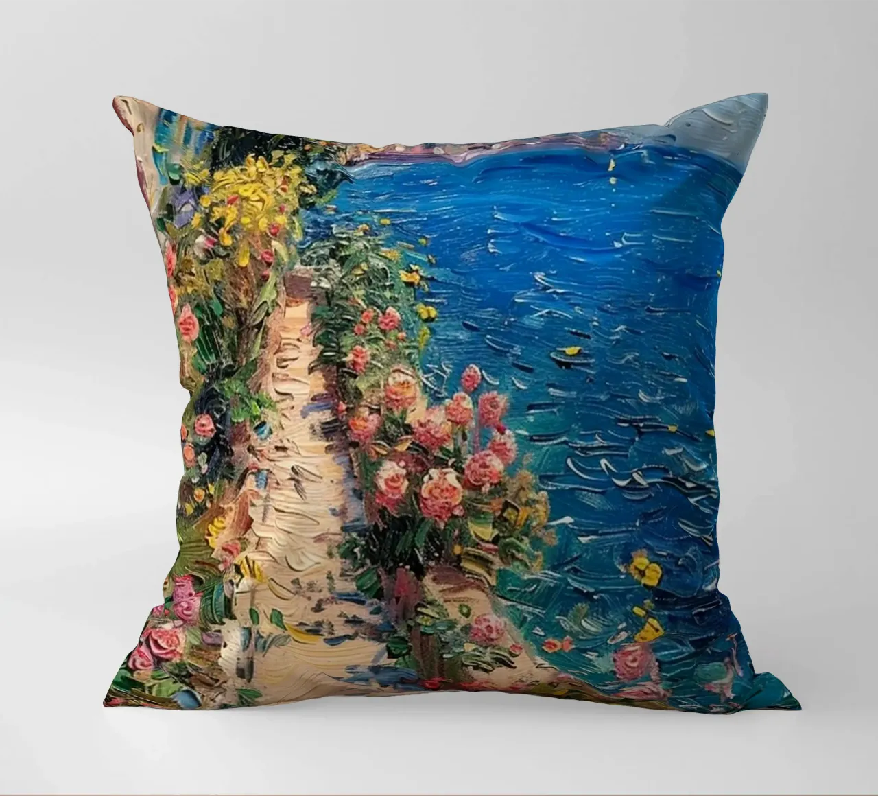 Claude Monet Strada della spiaggia cuscino da belong shop