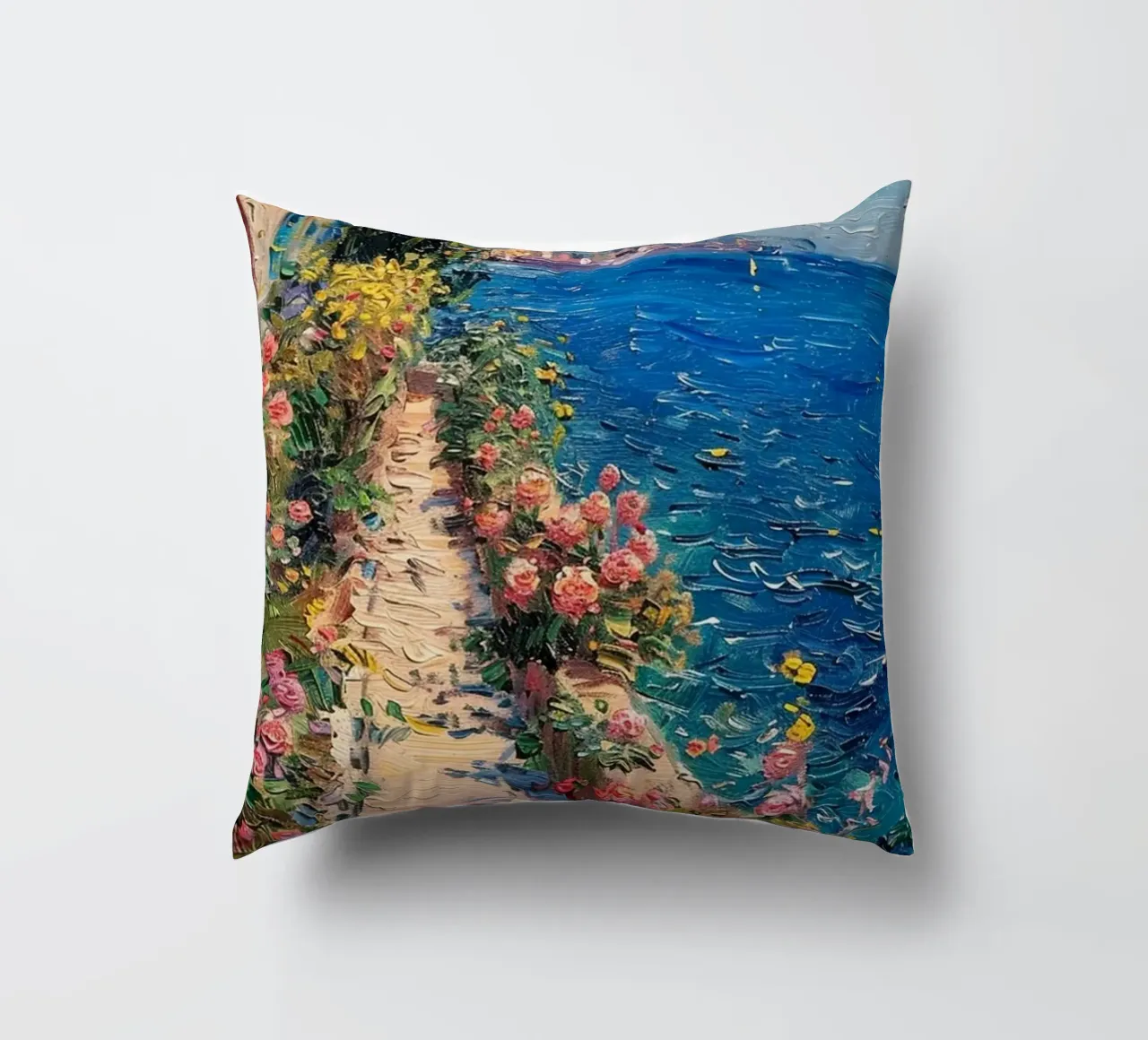 Claude Monet Strada della spiaggia cuscino da belong shop