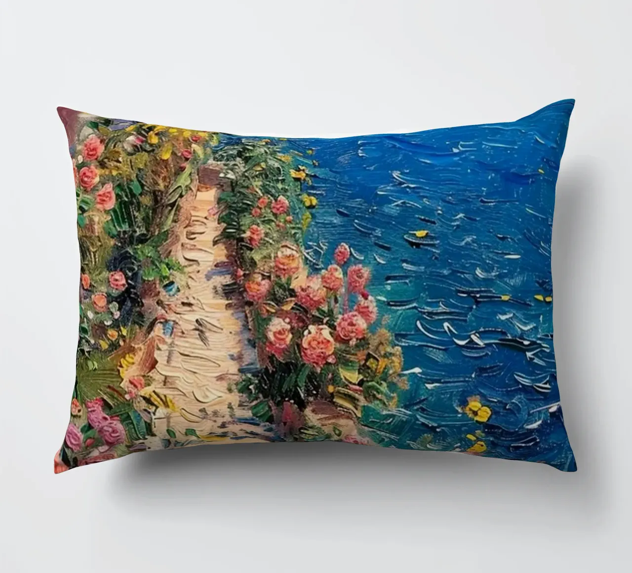 Claude Monet Strada della spiaggia cuscino da belong shop