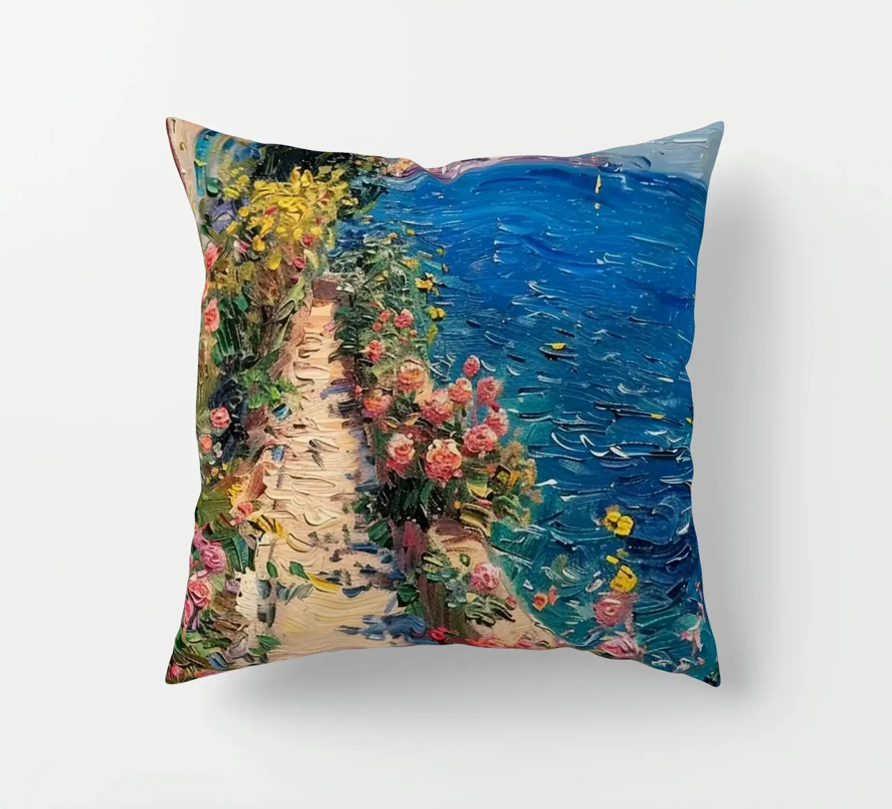 Claude Monet Strada della spiaggia cuscino da belong shop