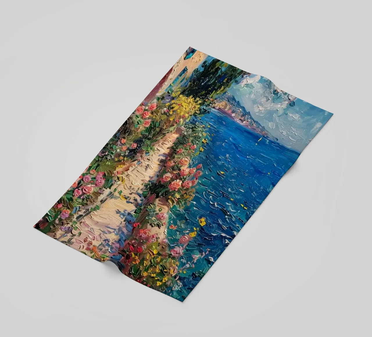 Claude Monet Strada della spiaggia telo mare da belong shop