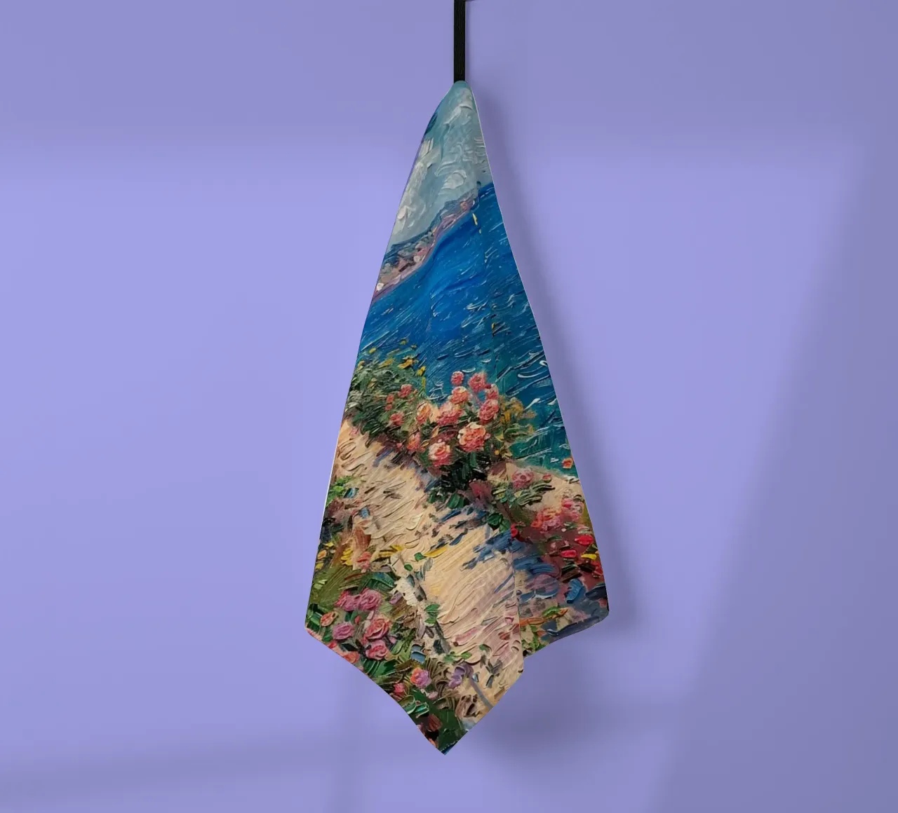 Claude Monet Strada della spiaggia canovaccio da cucina da belong shop