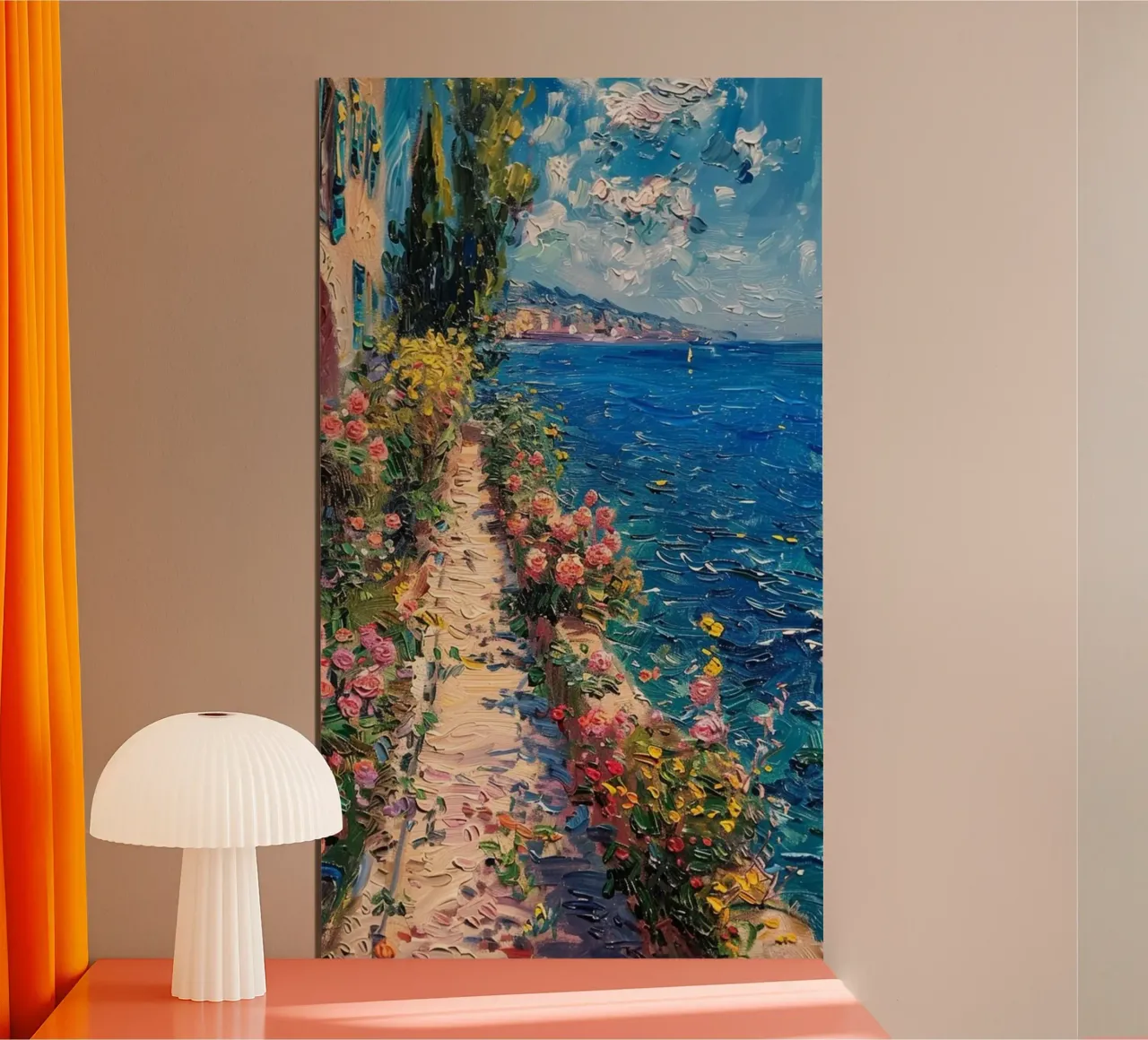 Claude Monet Strada della spiaggia carta hahnemühle da belong shop