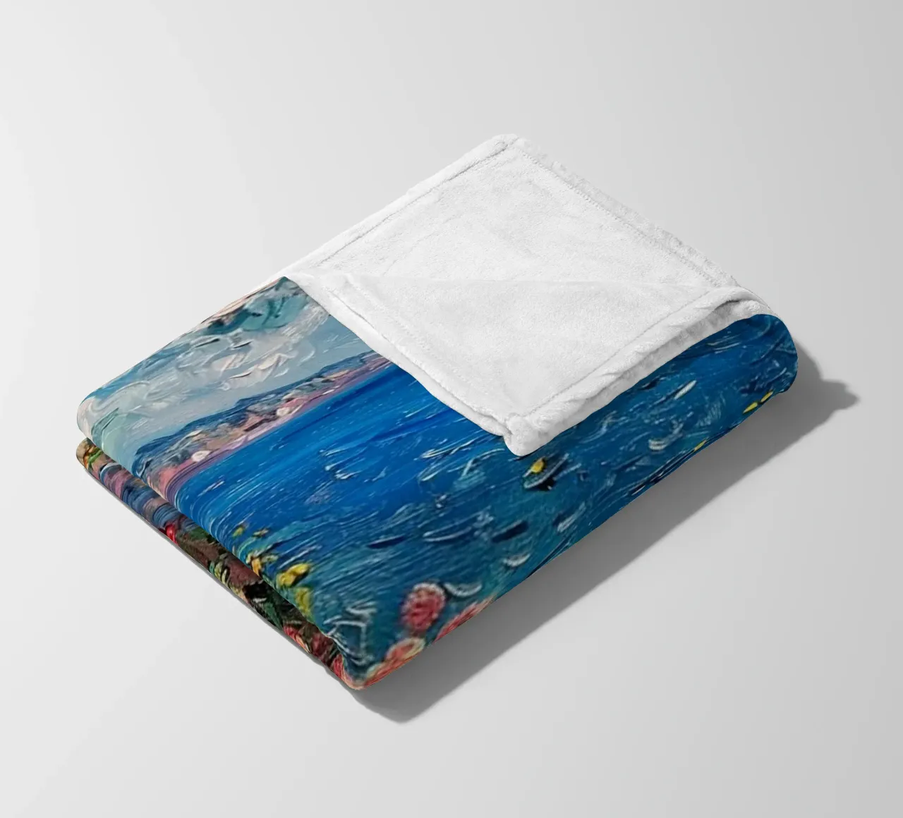 Claude Monet Strada della spiaggia coperta in pile da belong shop