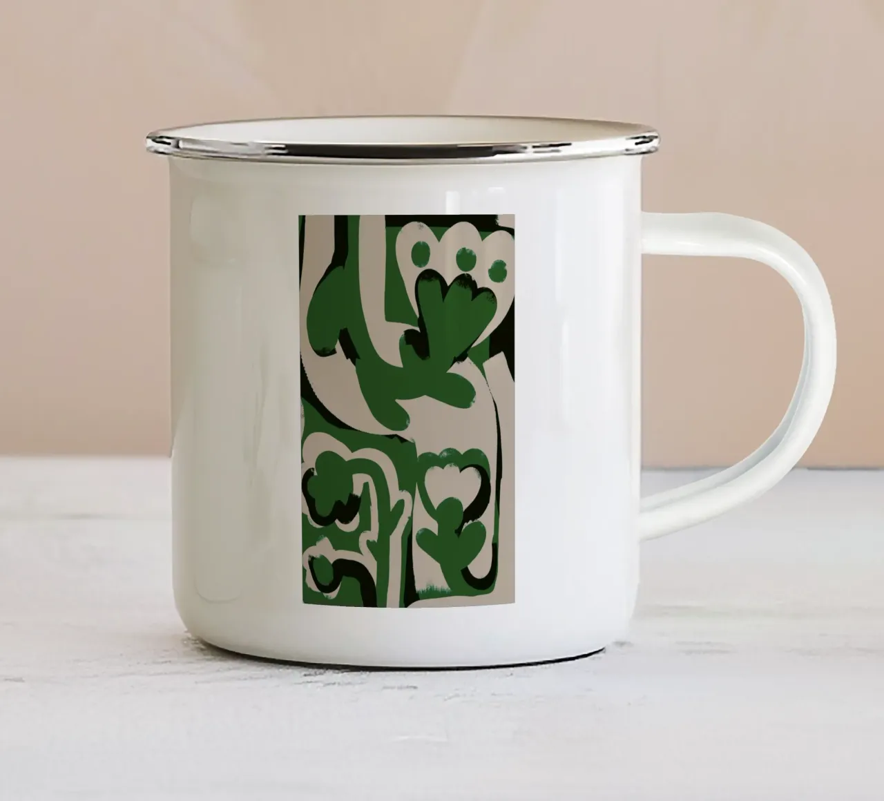 Flower Arragment tazza in smalto da treechild