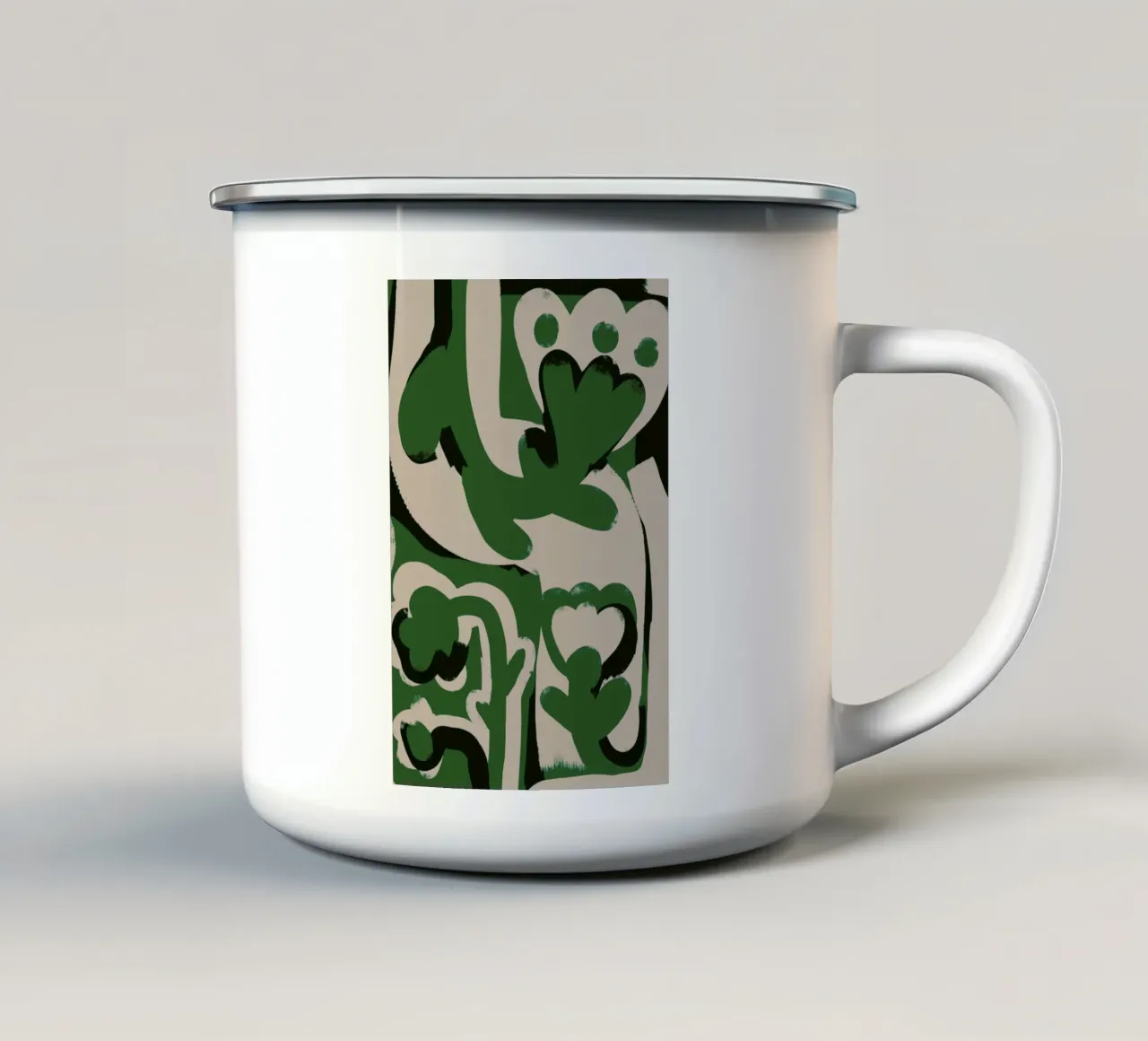 Flower Arragment tazza in smalto da treechild