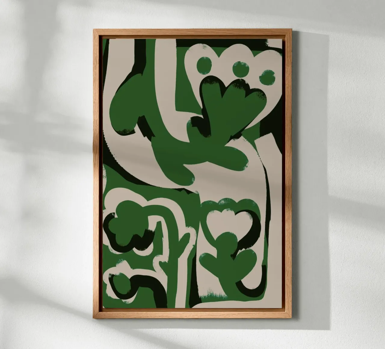 Flower Arragment tela con Cornice a cassetta da treechild