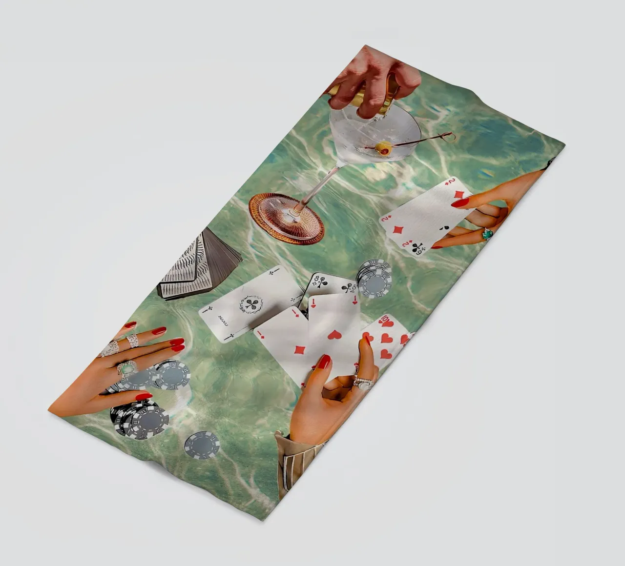 carta da gioco telo mare da KnollwoodDesignsShop