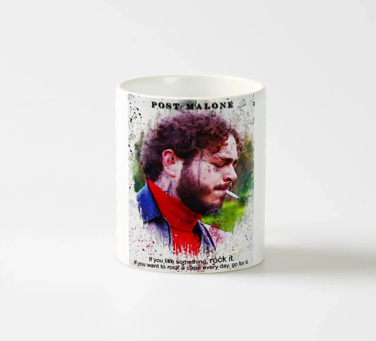 Post Malone Quotes tazza in ceramica da Gunawan Rb