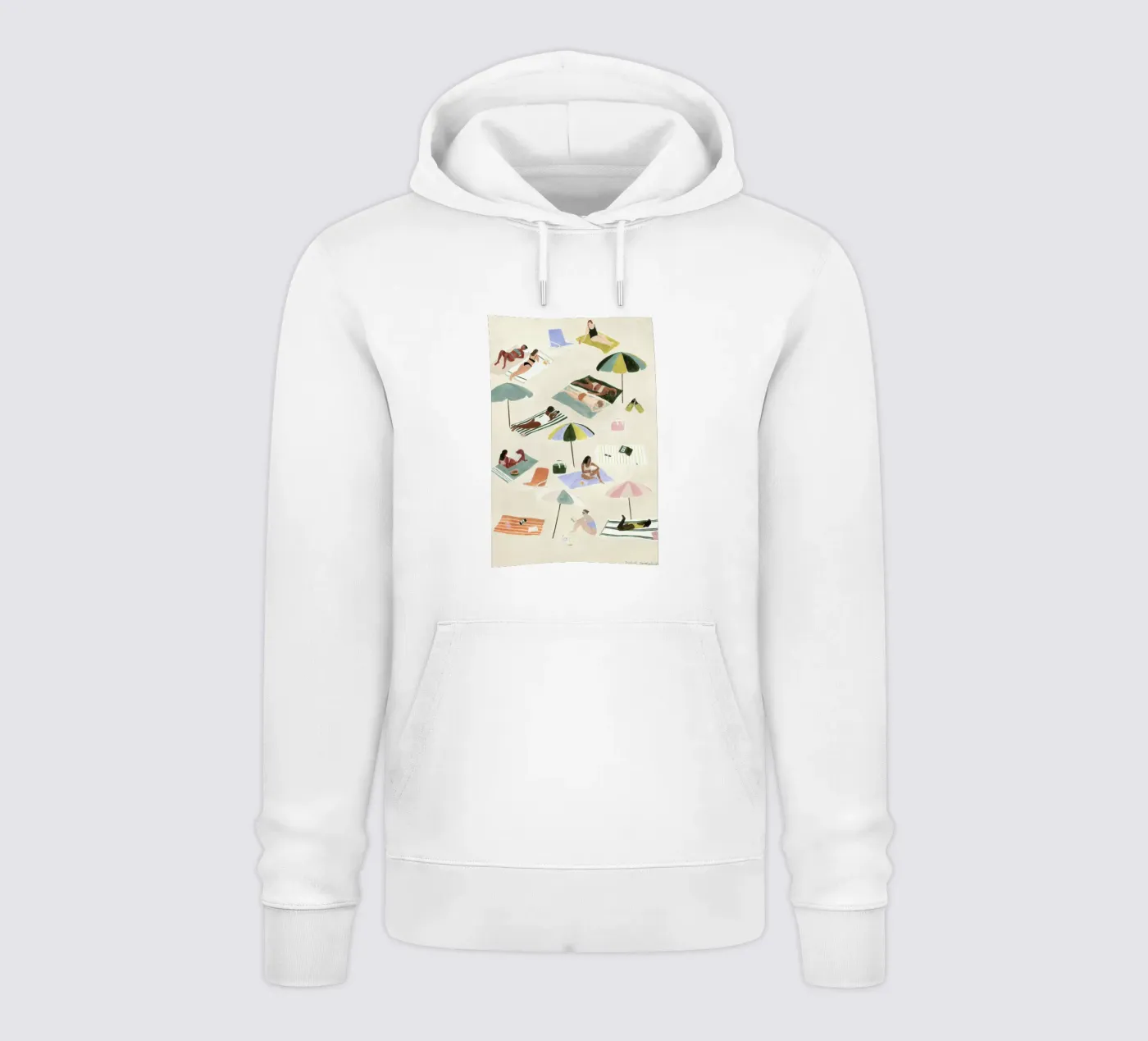 Sunbathing hoodie by Isabelle Vandeplassche