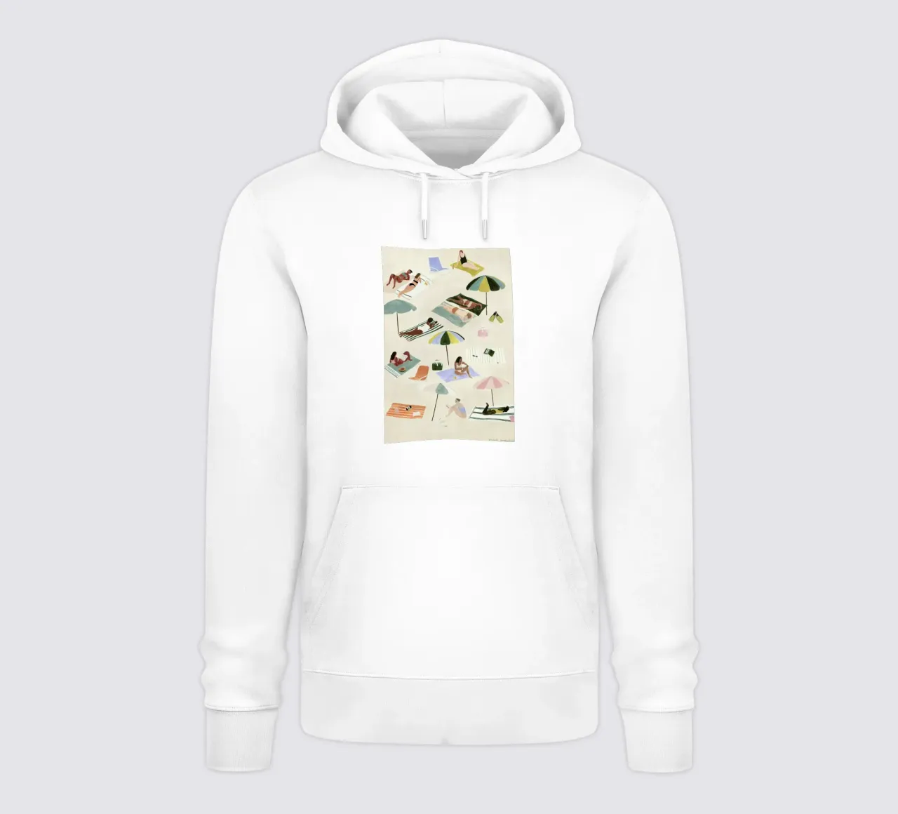 Sunbathing hoodie van Isabelle Vandeplassche