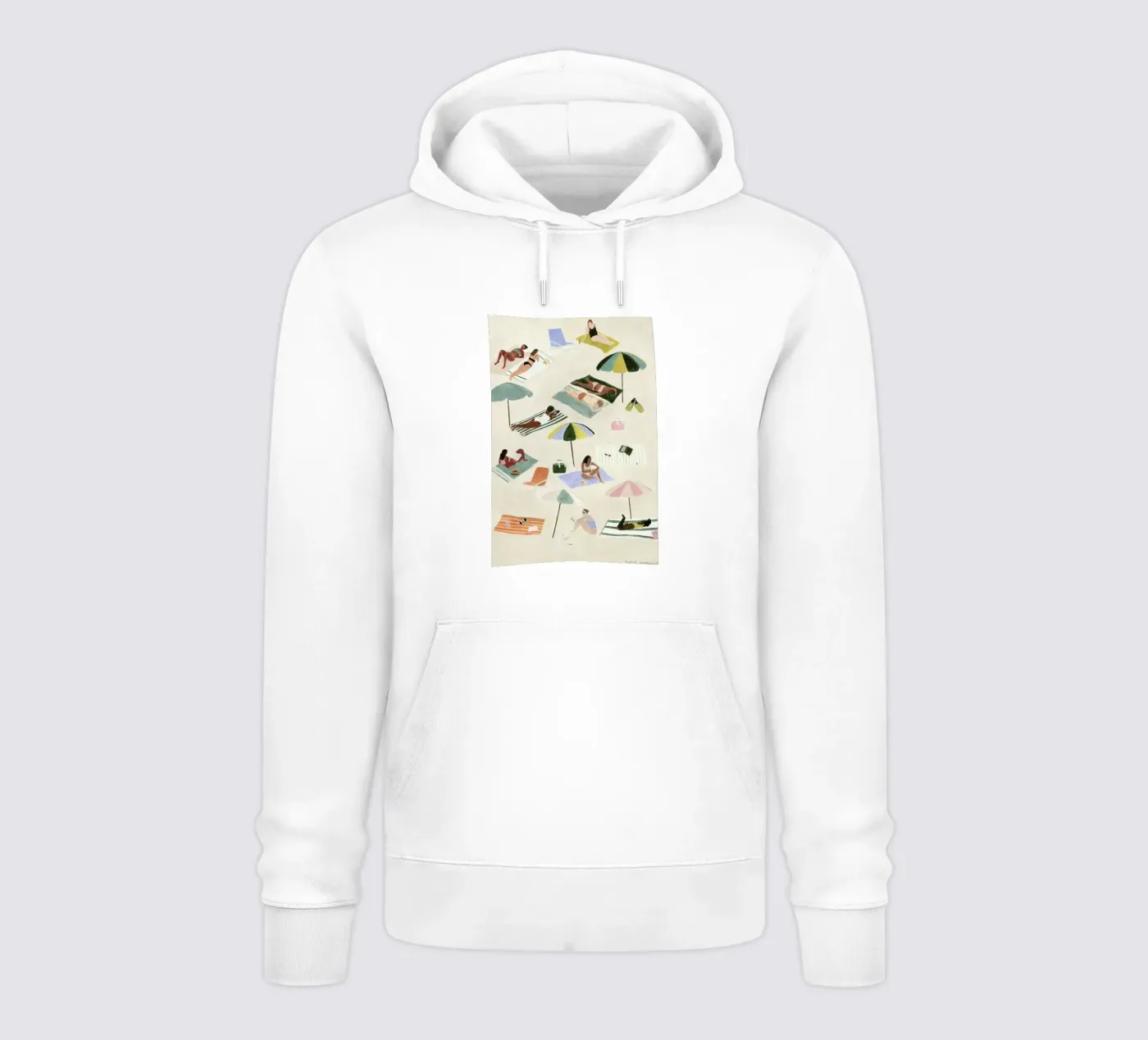 Sunbathing hoodie by Isabelle Vandeplassche