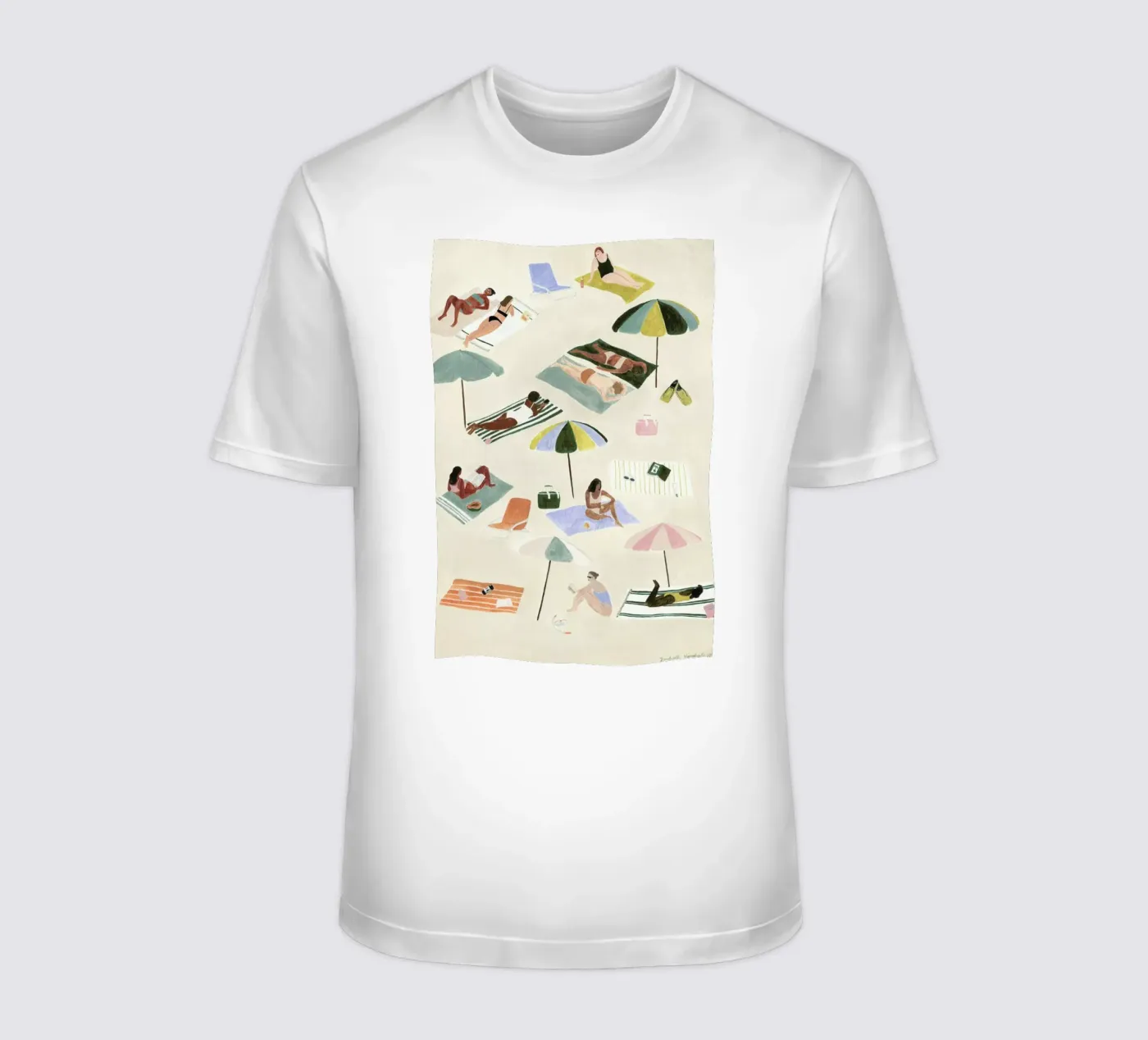 Sunbathing t-shirt da Isabelle Vandeplassche