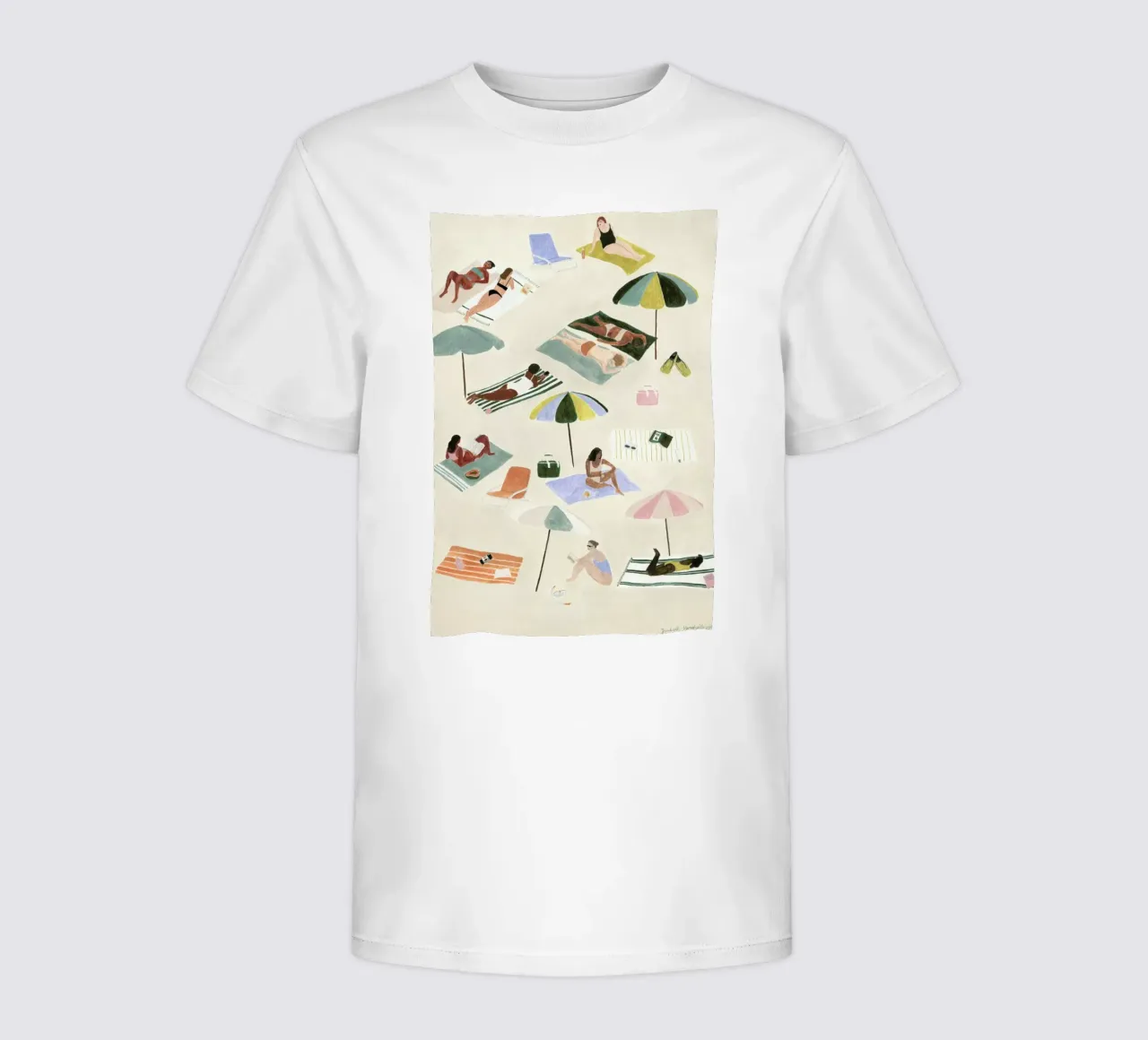 Sunbathing t-shirt bambini da Isabelle Vandeplassche