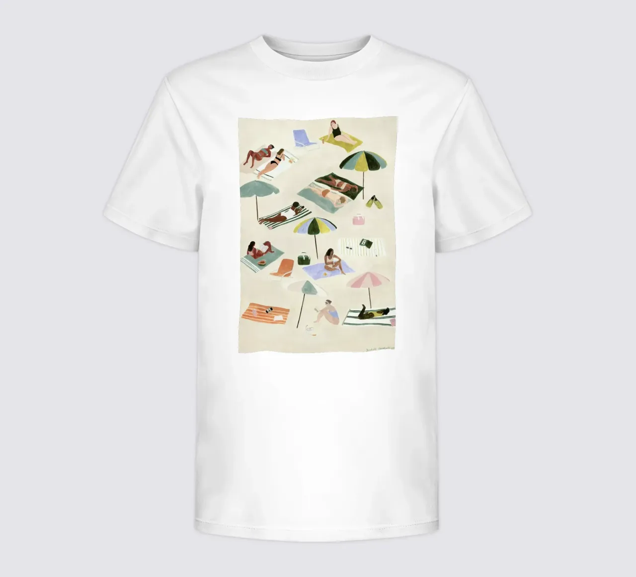 Sunbathing t-shirt bambini da Isabelle Vandeplassche