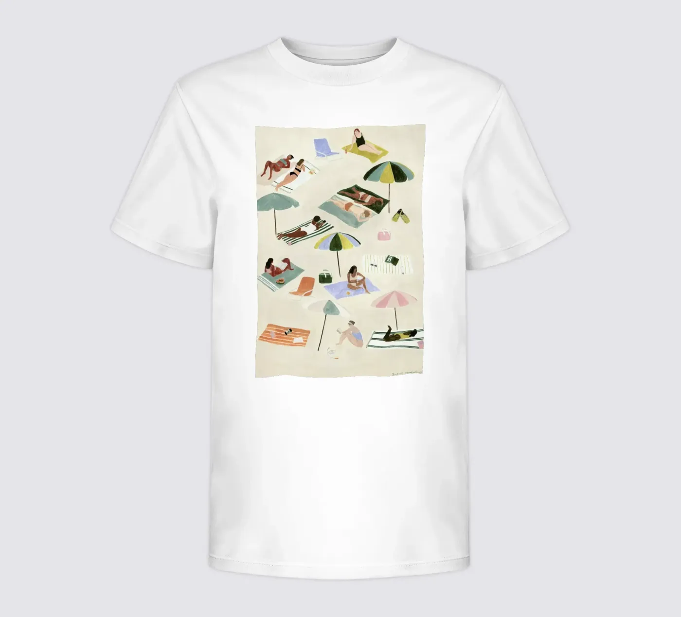 Sunbathing Kinder T-Shirt von Isabelle Vandeplassche