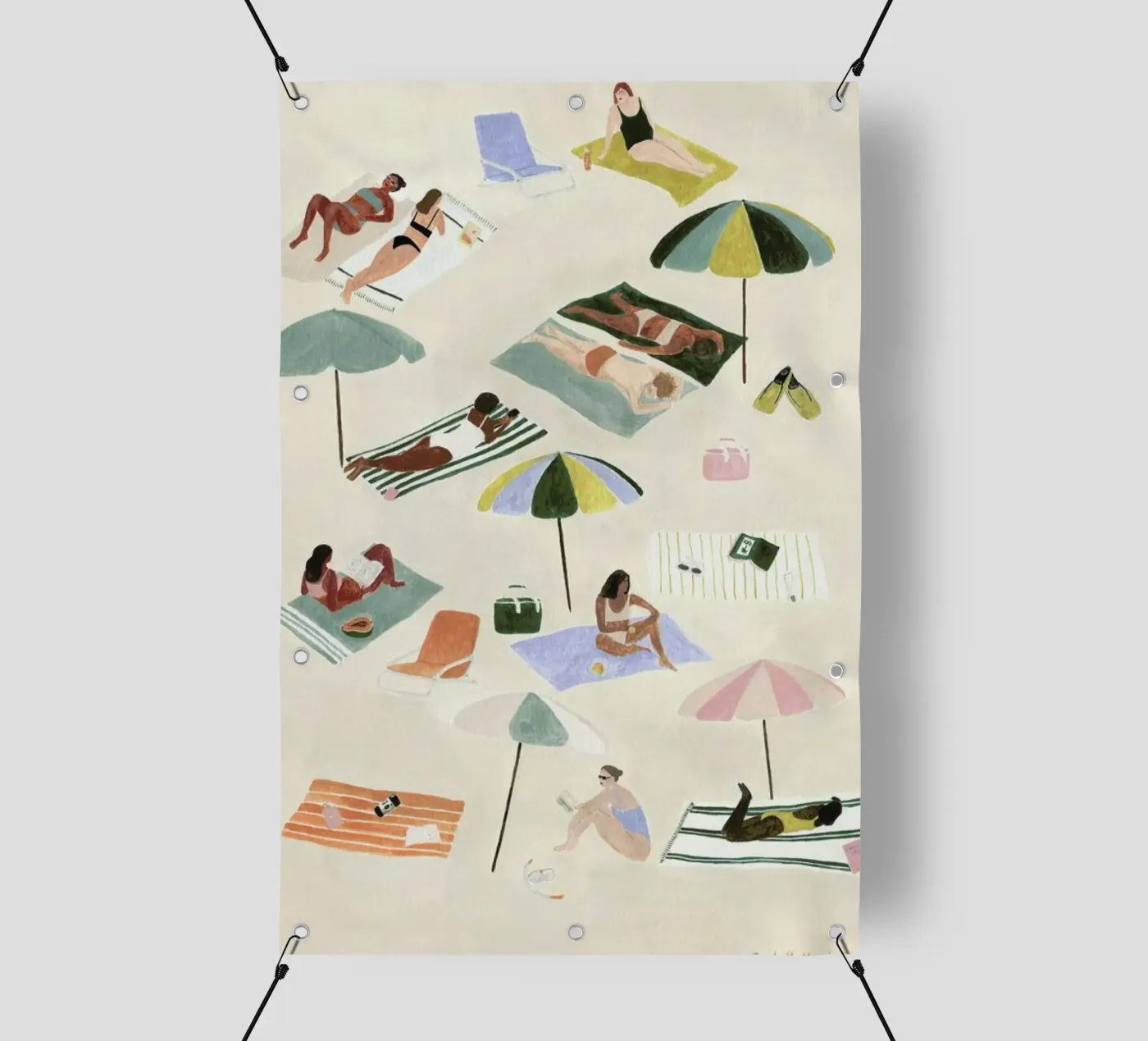 Sunbathing PVC Plane von Isabelle Vandeplassche