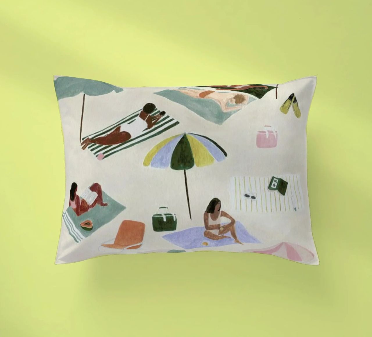 Sunbathing cuscino da Isabelle Vandeplassche