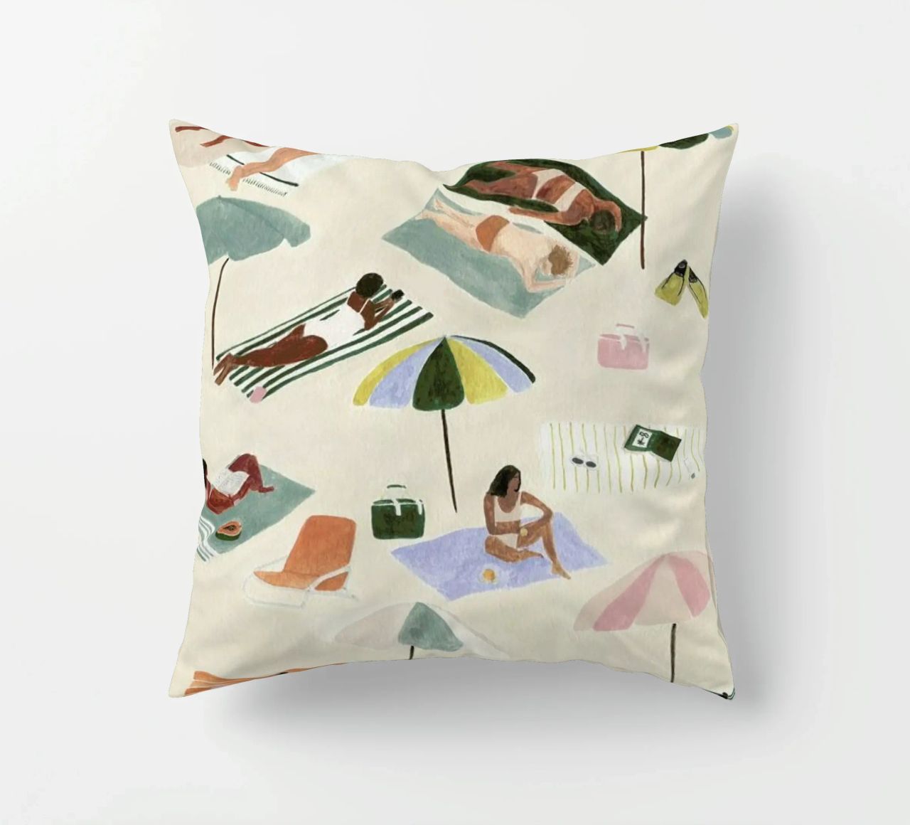 Sunbathing cuscino da Isabelle Vandeplassche