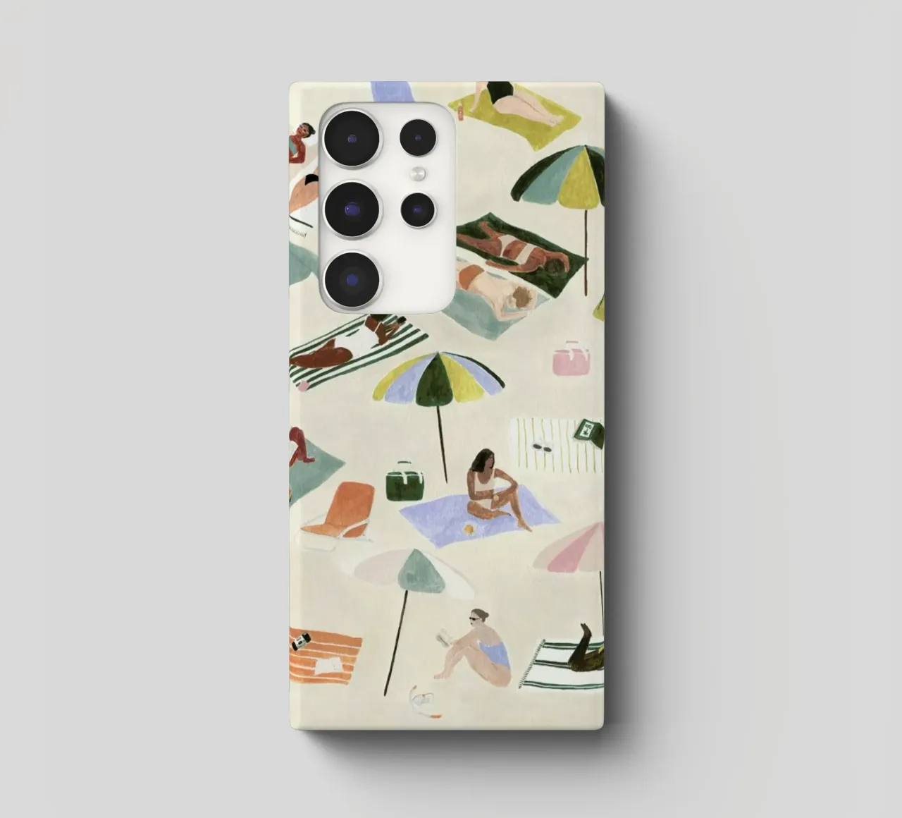 Sunbathing coque samsung de Isabelle Vandeplassche