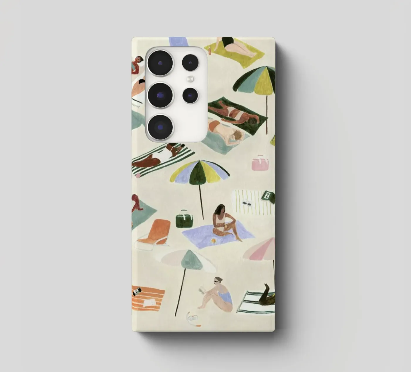 Sunbathing coque samsung de Isabelle Vandeplassche