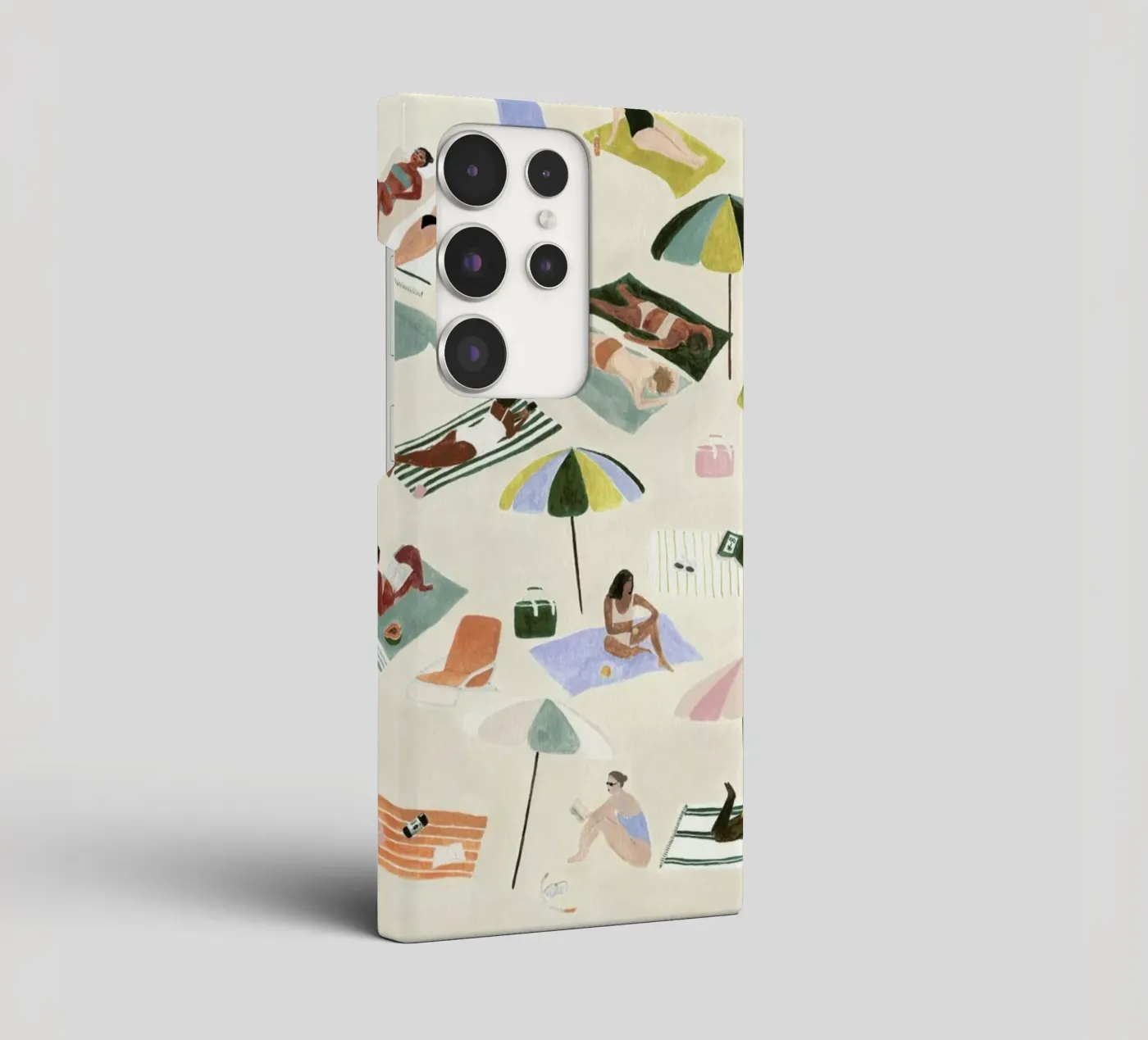 Sunbathing coque samsung de Isabelle Vandeplassche