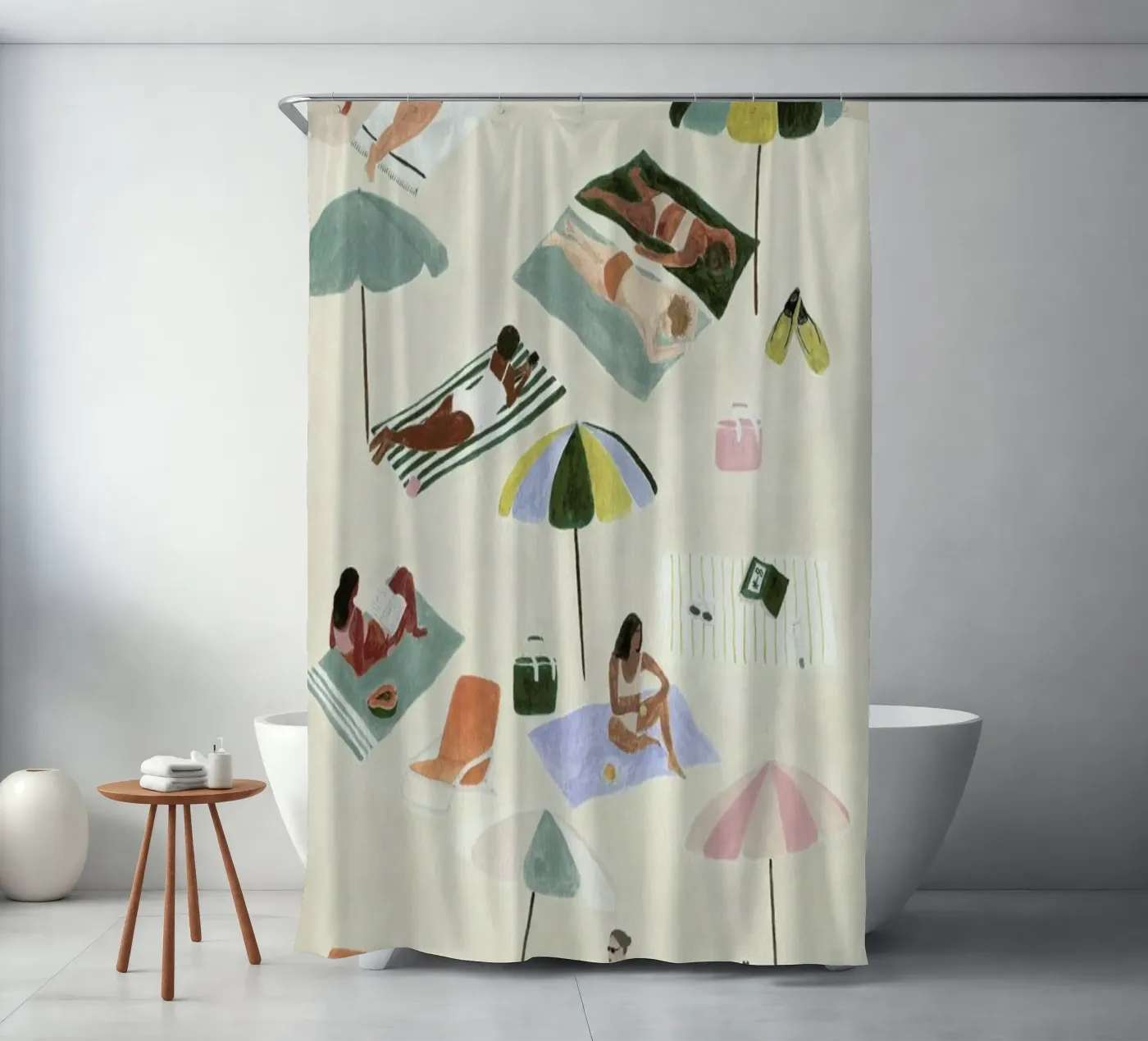 Sunbathing rideau de douche de Isabelle Vandeplassche