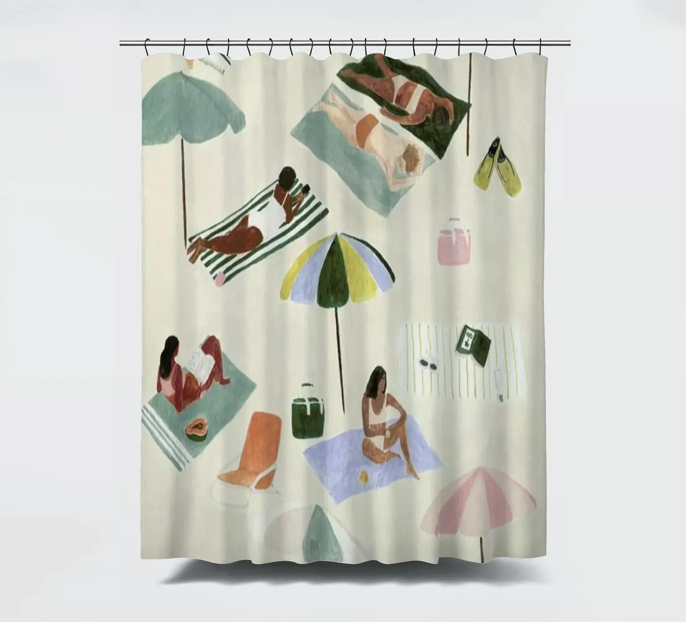 Sunbathing rideau de douche de Isabelle Vandeplassche