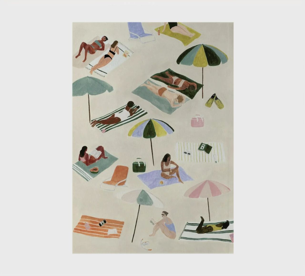 Sunbathing diario da Isabelle Vandeplassche