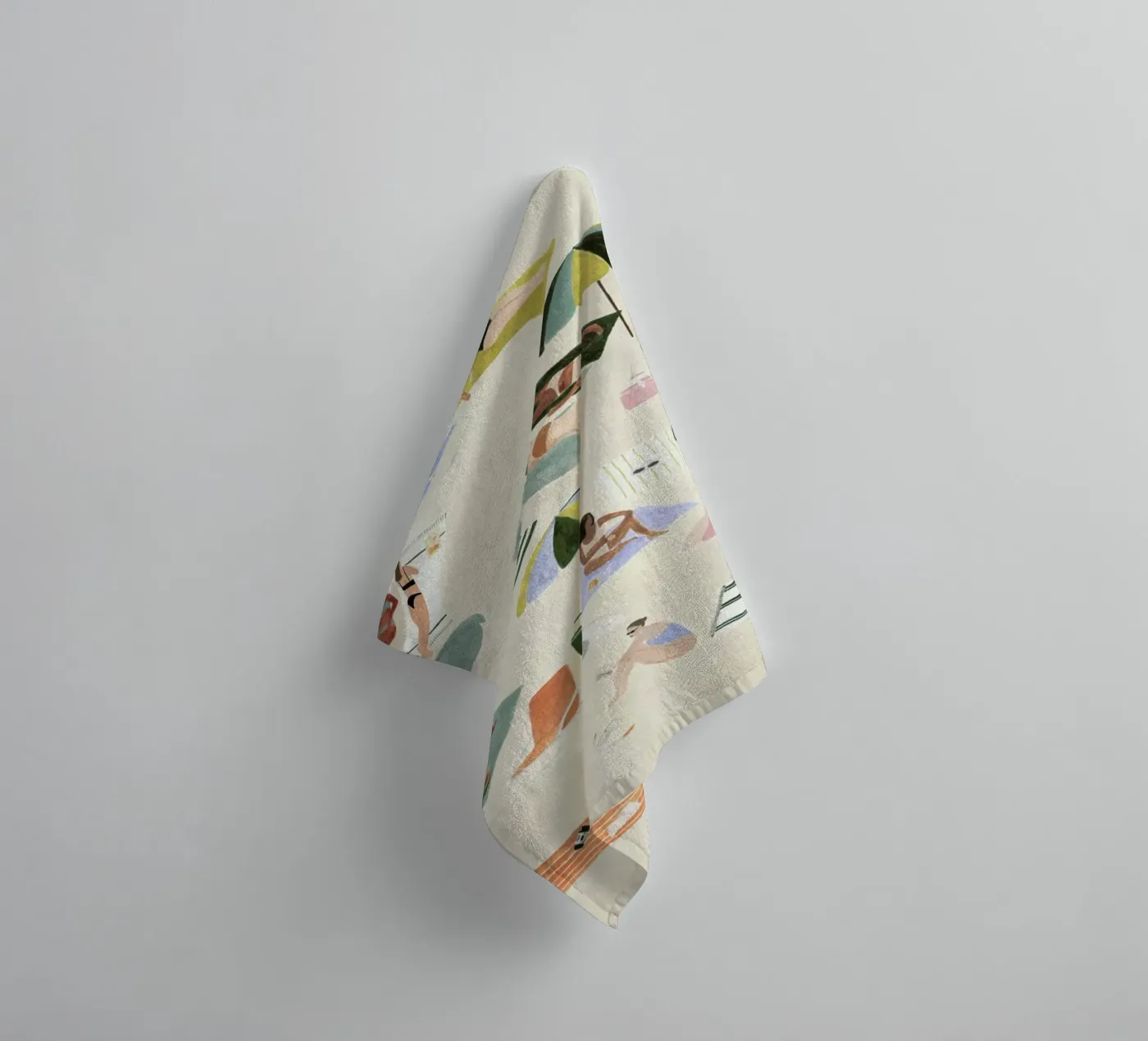 Sunbathing towel by Isabelle Vandeplassche